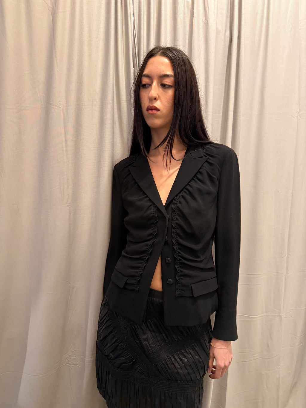 Prada Ruched Blazer