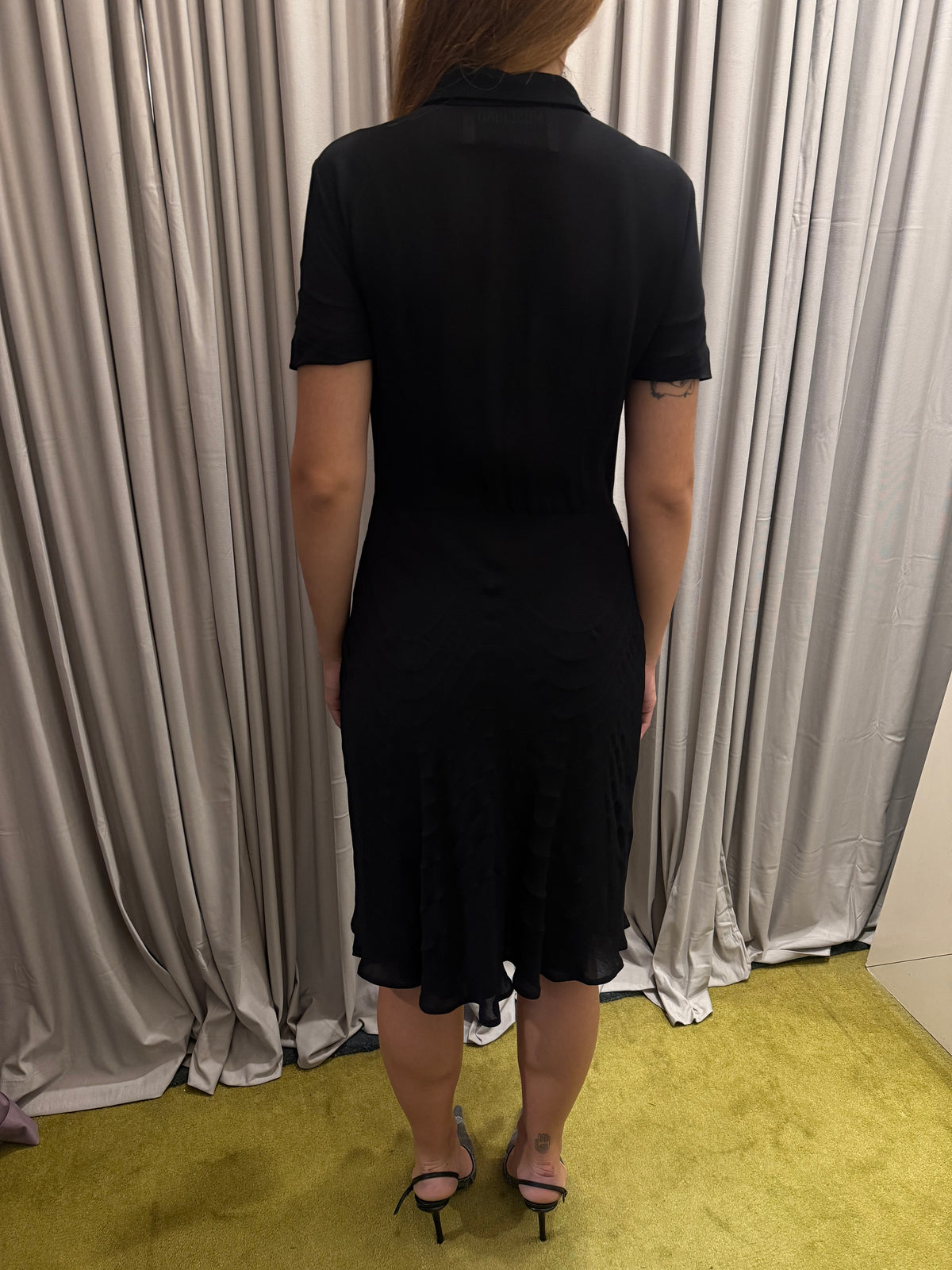 Moschino Couture Black Dress