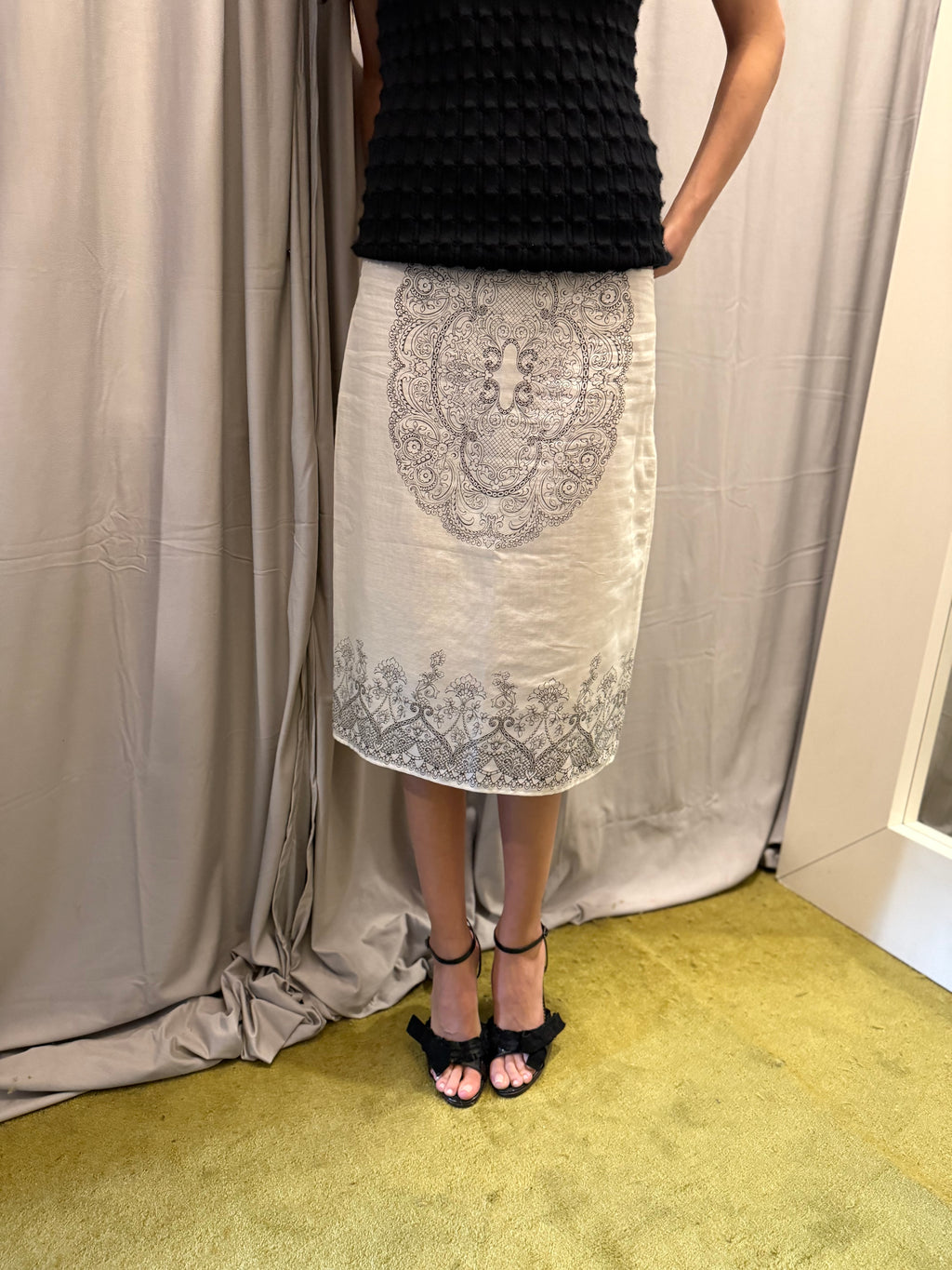 Miu Miu Printed Skirt