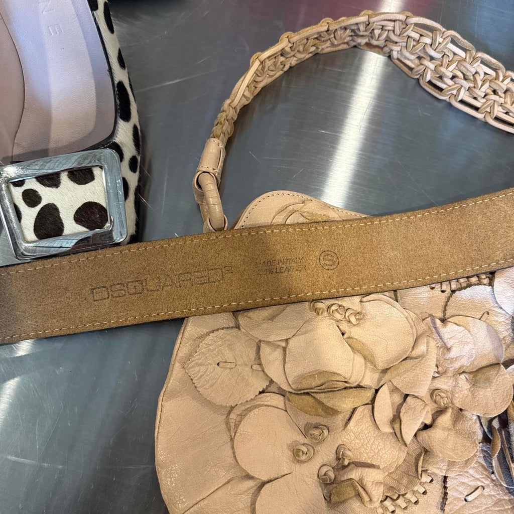 DSQUARED2 Brown Leather Belt