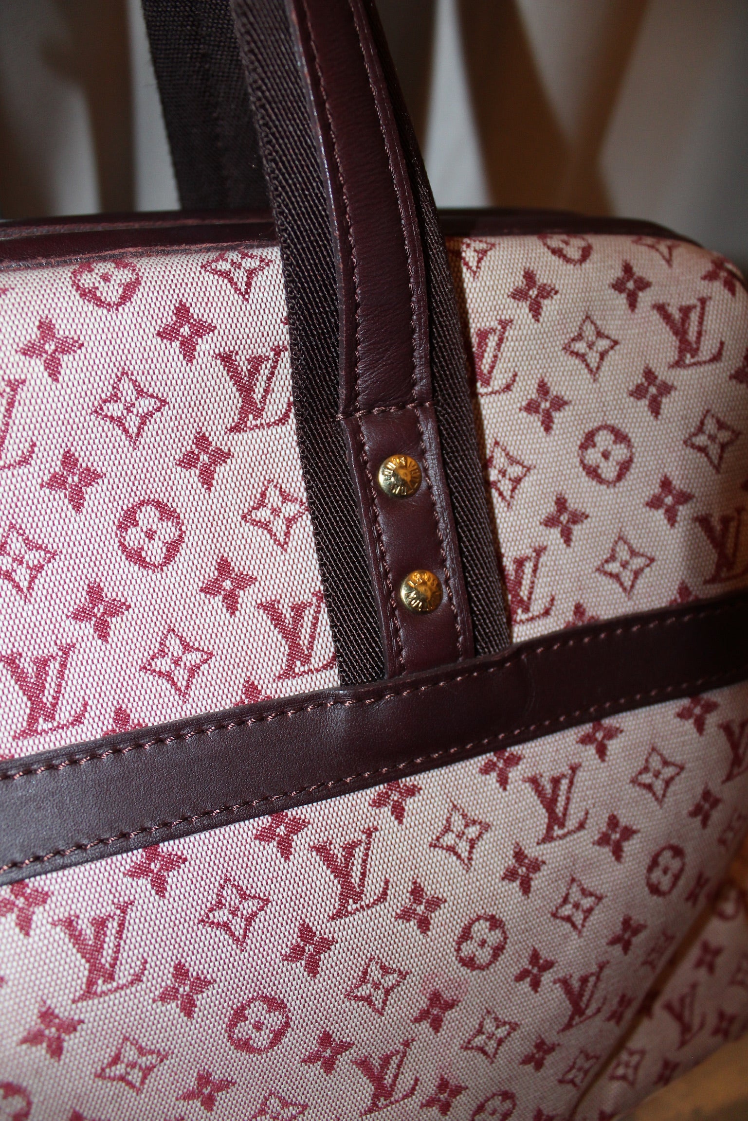 LV Josephine Bordeaux Monogram Bag