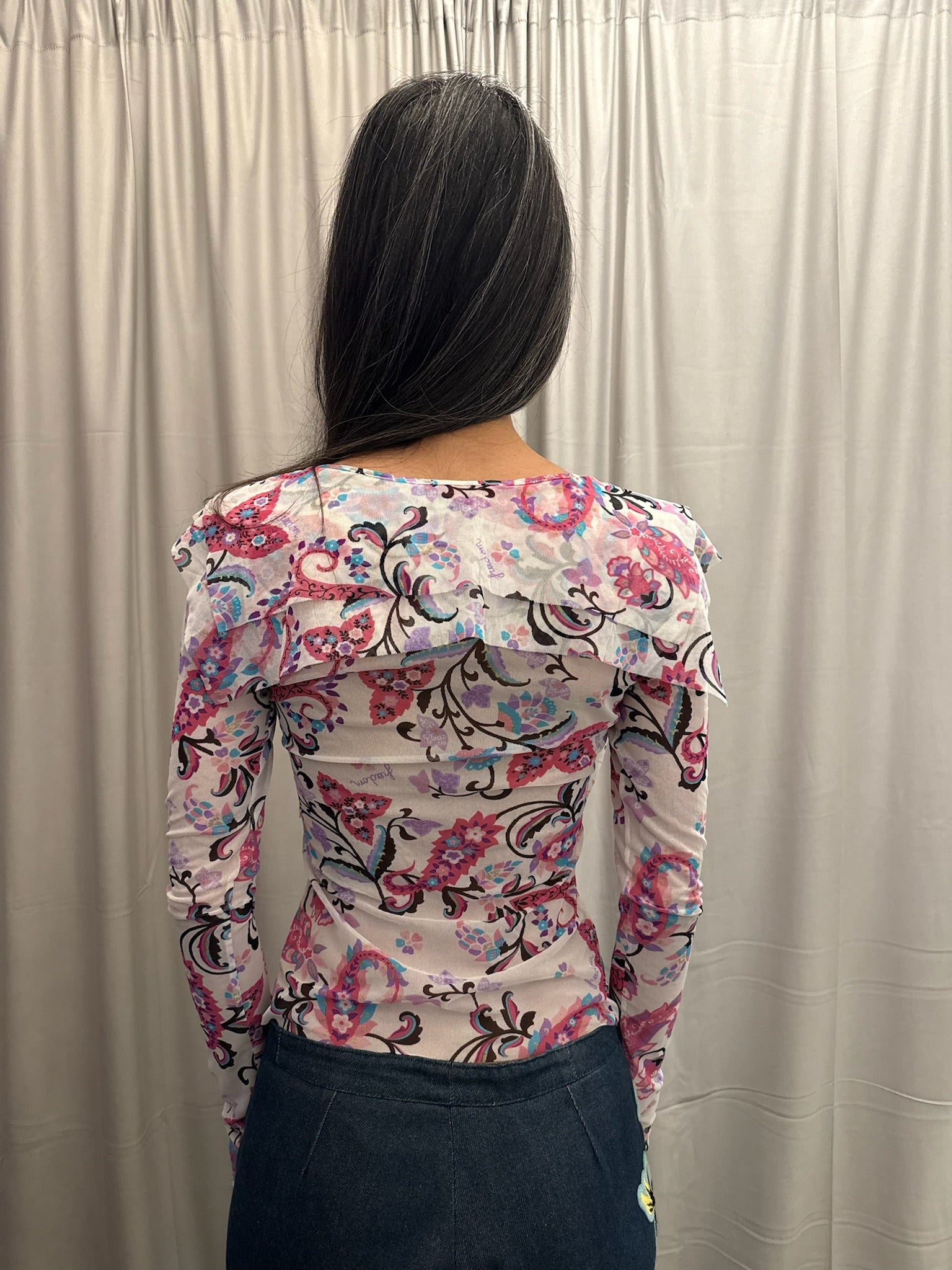 Roberto Cavalli Freedom Mesh Top