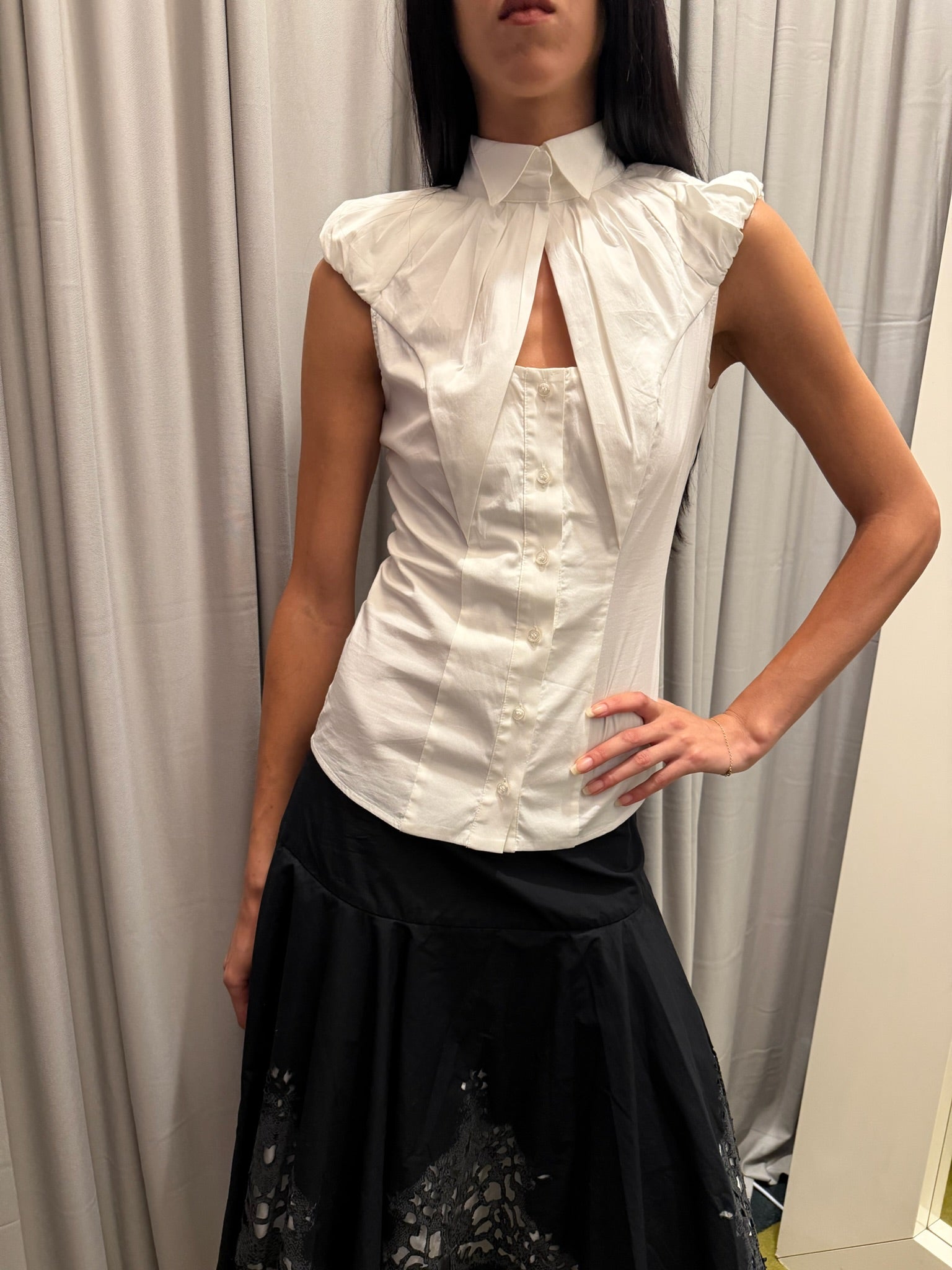 Elisabetta Franchi White Blouse