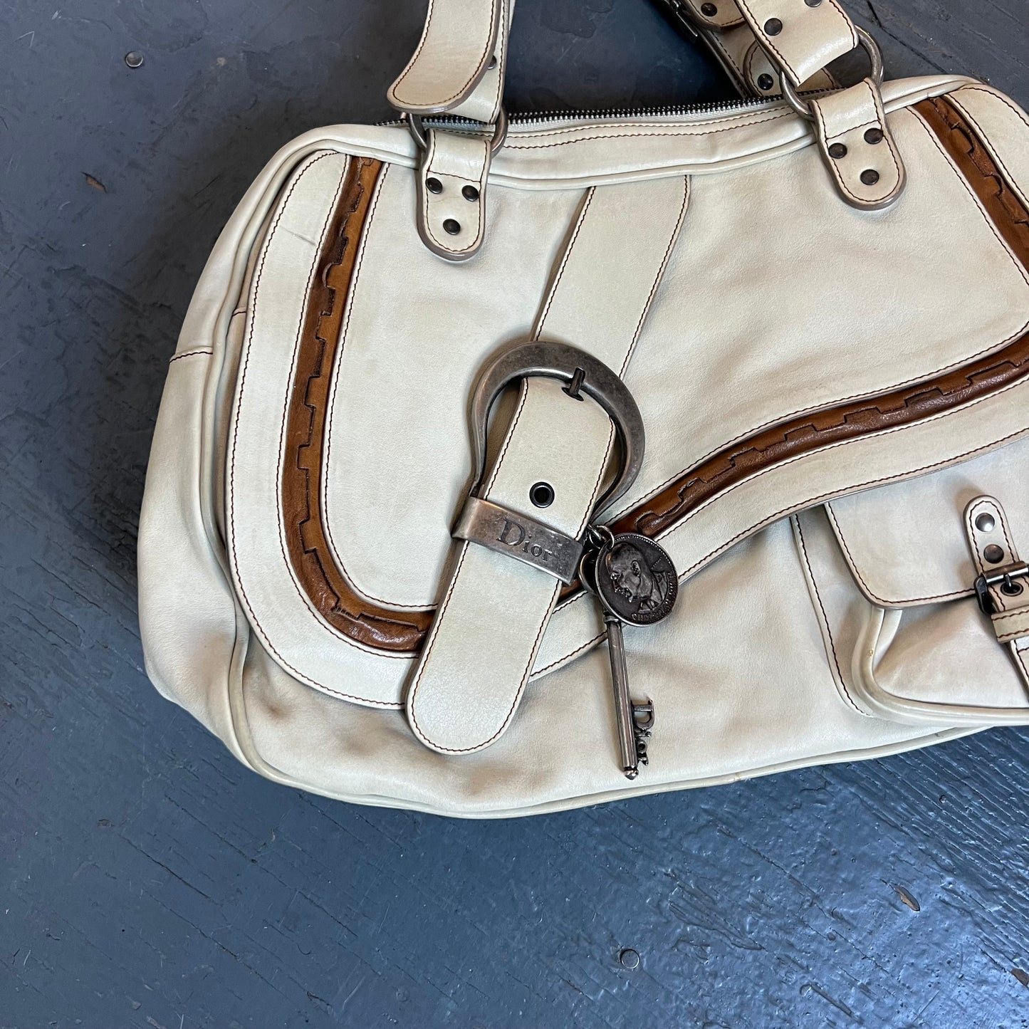 Vintage Dior Galliano Era Gaucho Bag