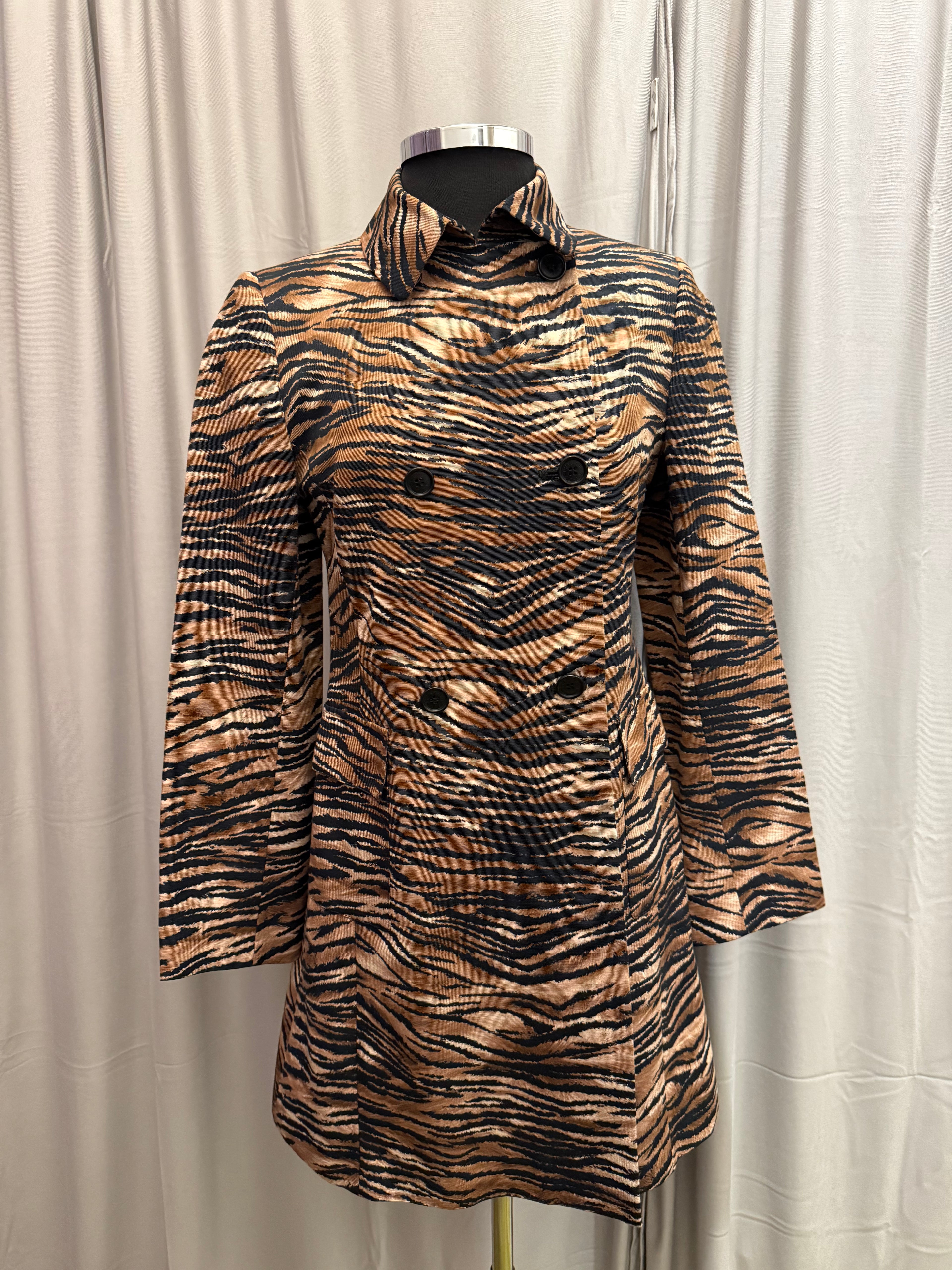 Ozbek Animal Print Coat