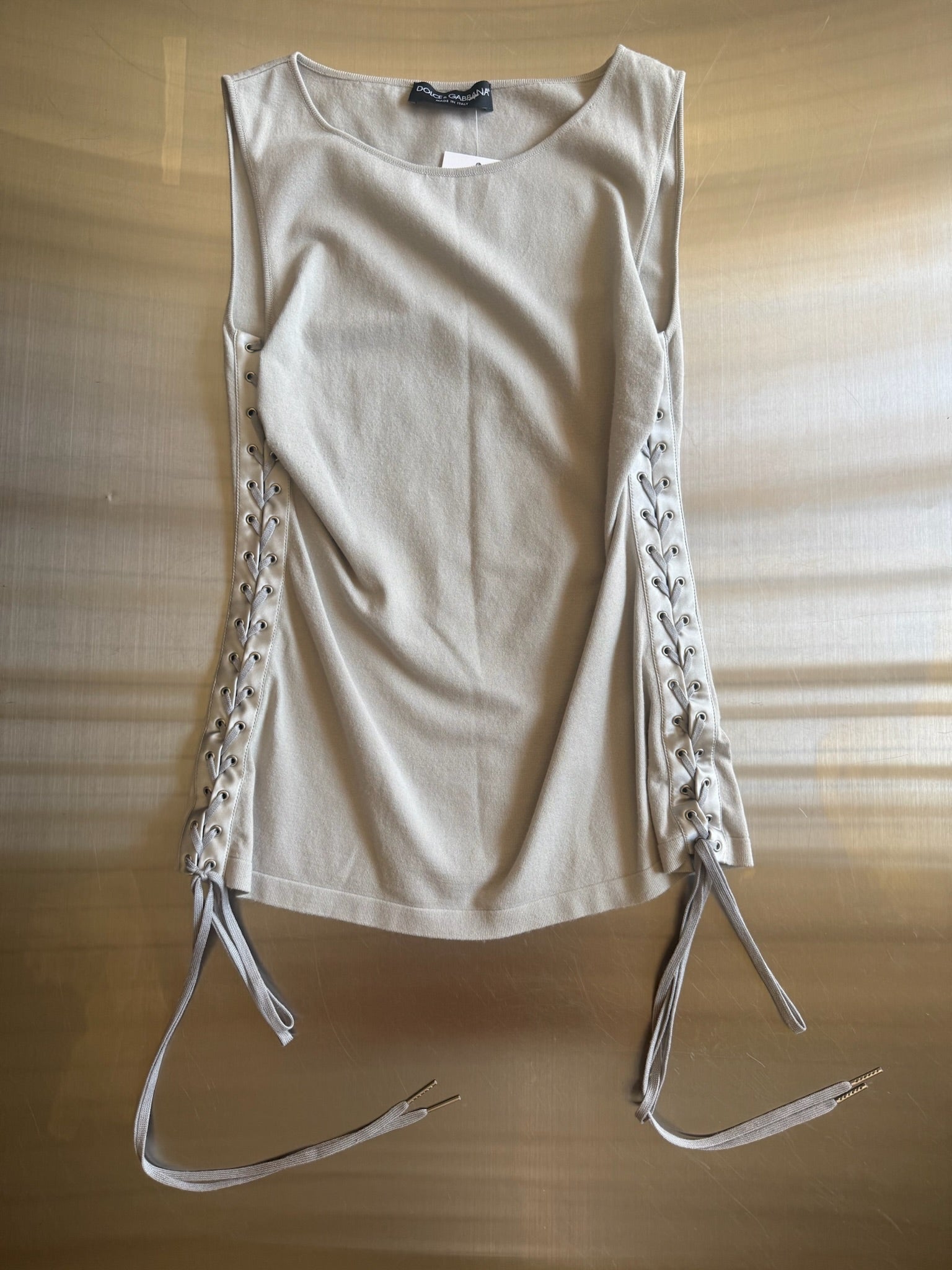 Dolce & Gabbana Lace Up Top