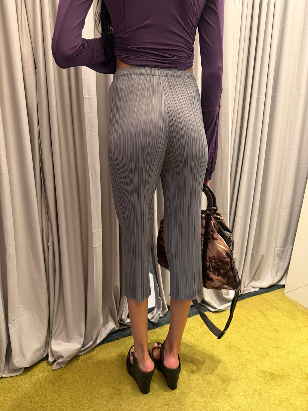 Issey Miyake Pleats Please Capri Pants