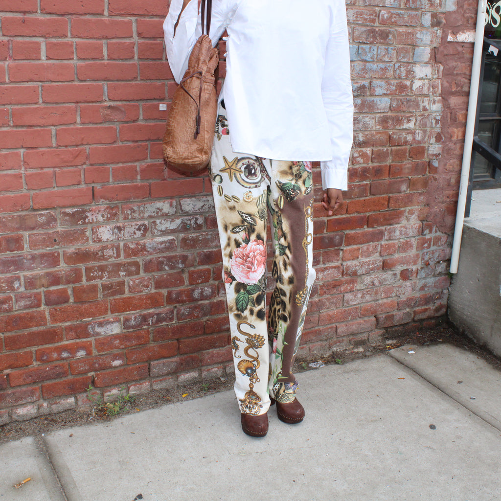 Roberto Cavalli Printed Pants