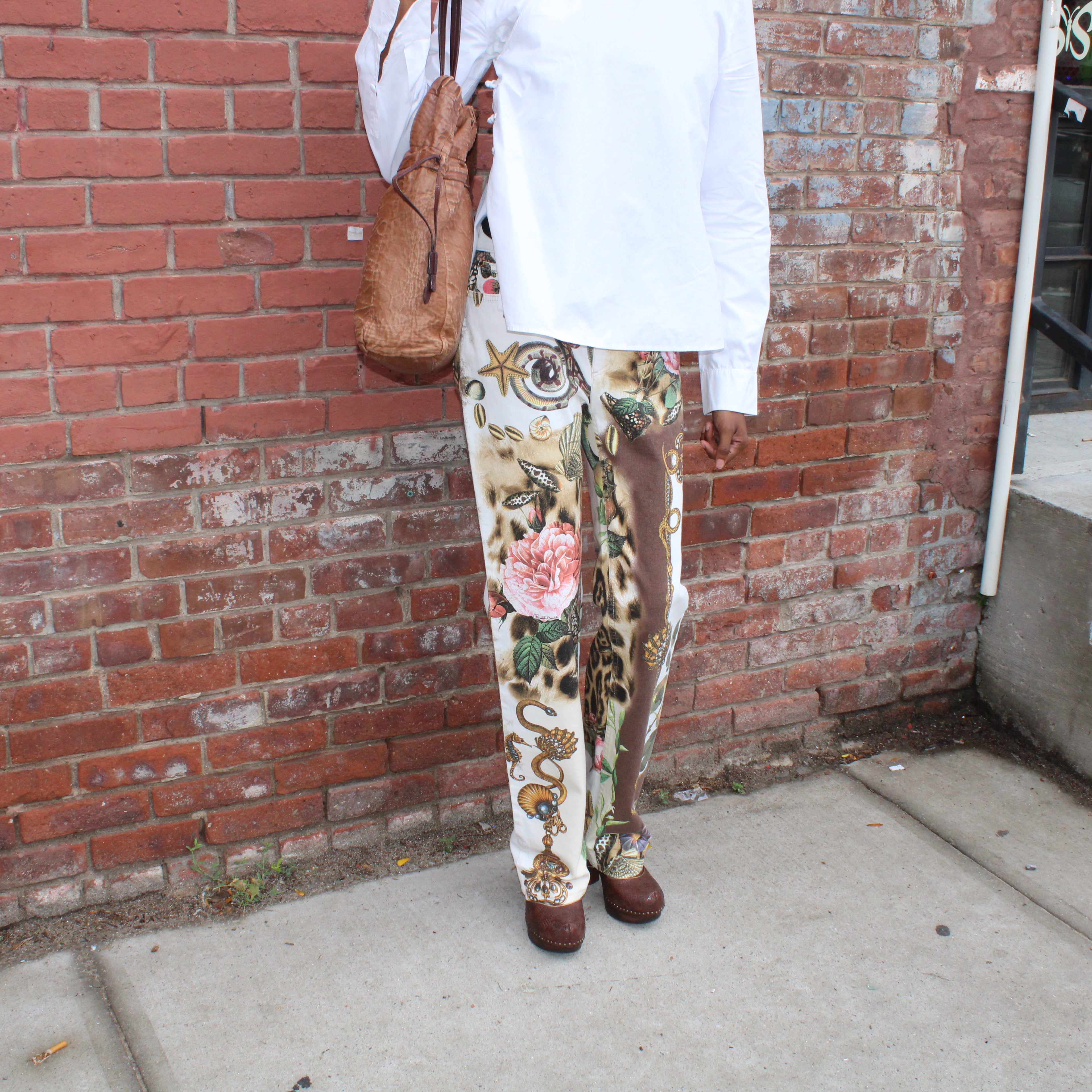 Roberto Cavalli Printed Pants