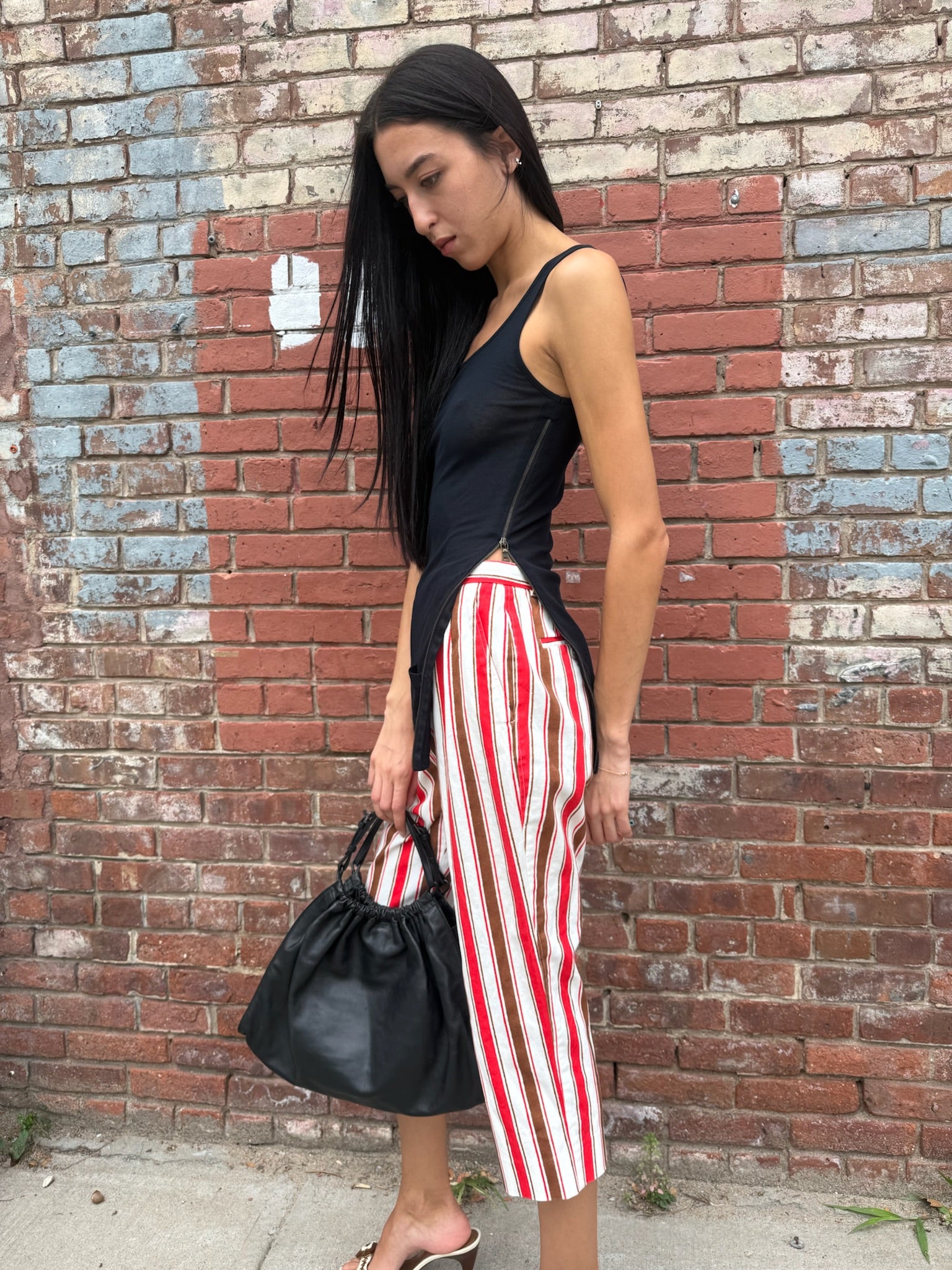 Black Prada Tank Top