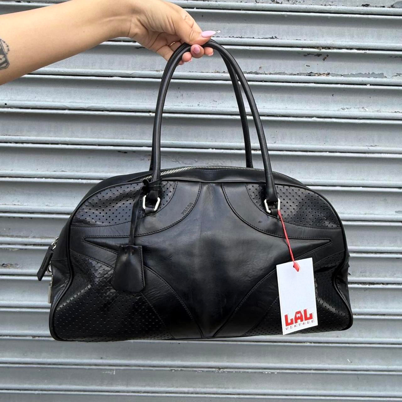 Prada Leather Bowling Bag