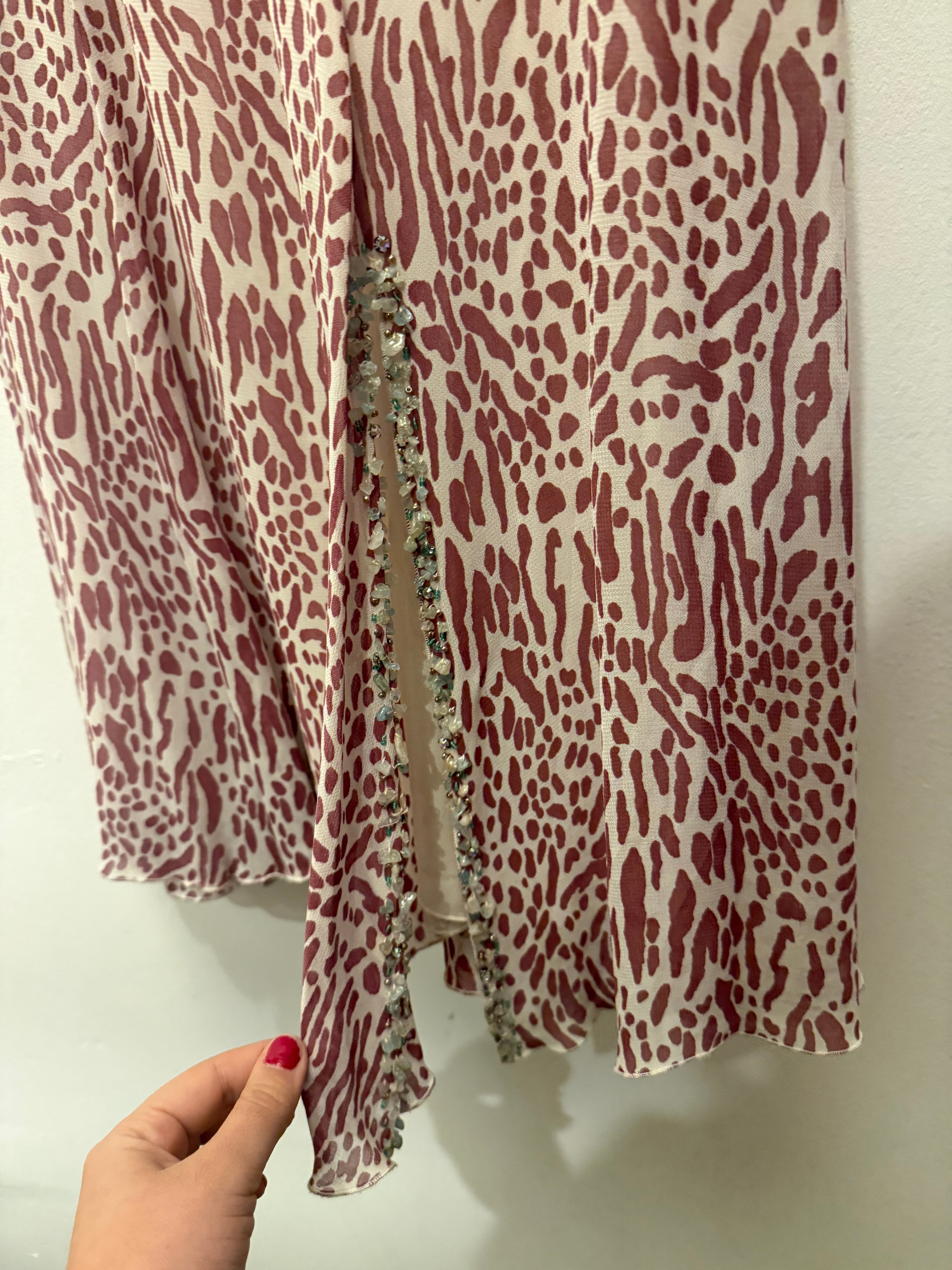 Blumarine Silk Skirt