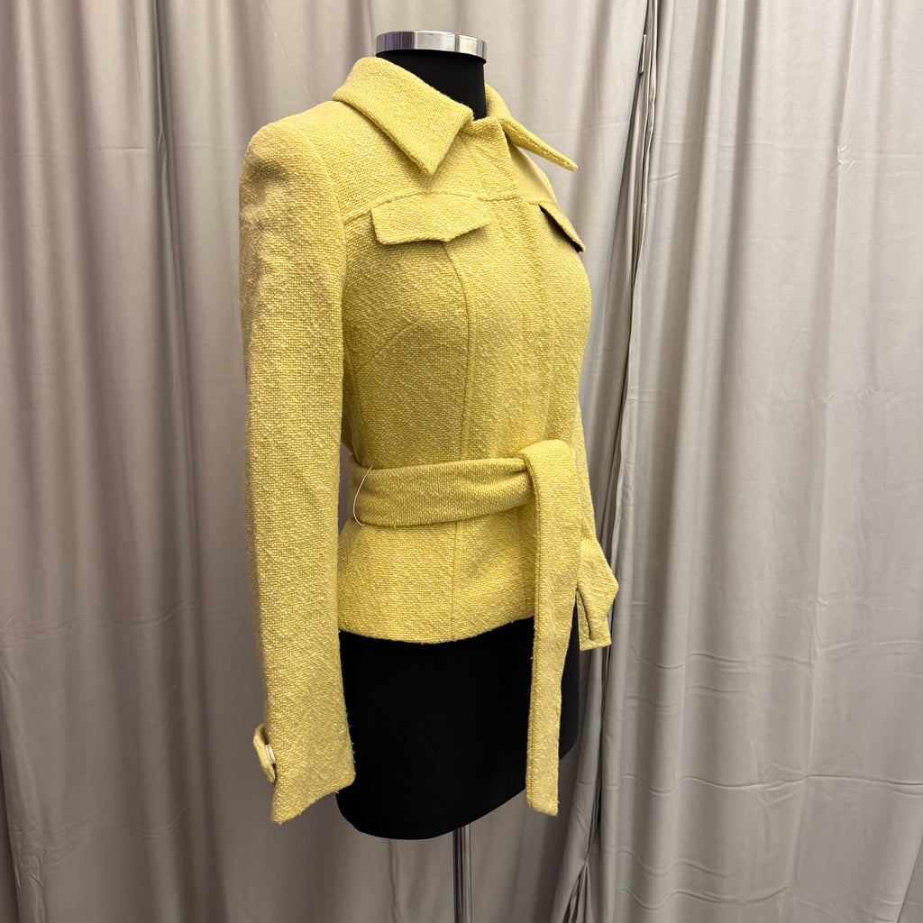 Dolce & Gabbana Yellow Wool Jacket