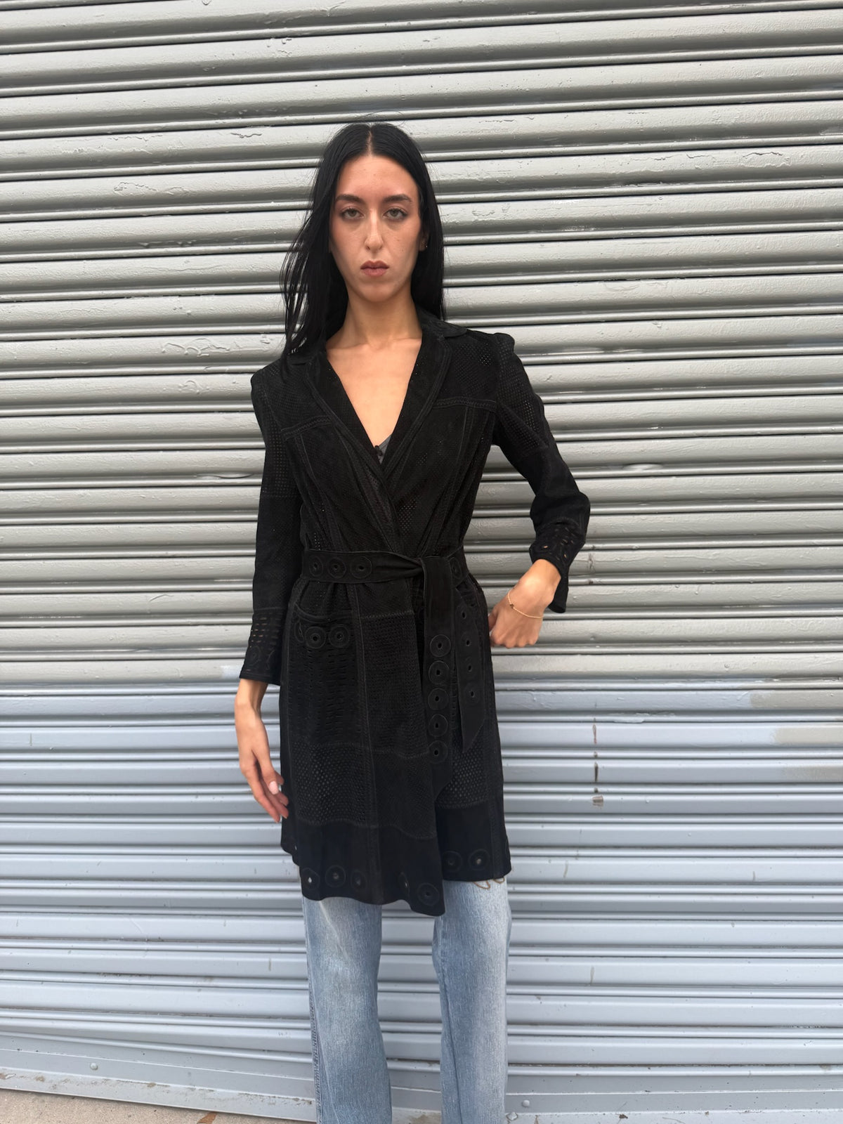 Roberto Cavalli Suede Jacket