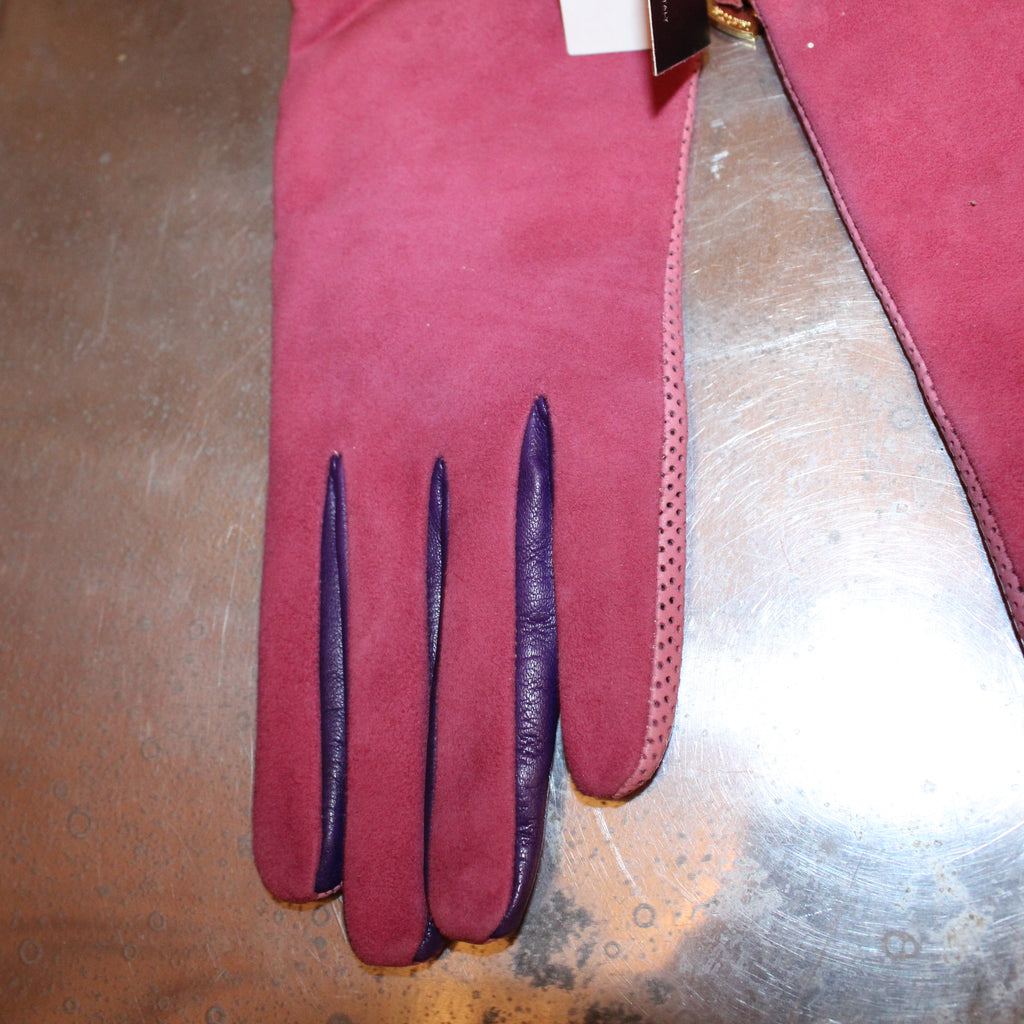 Moschino leather gloves