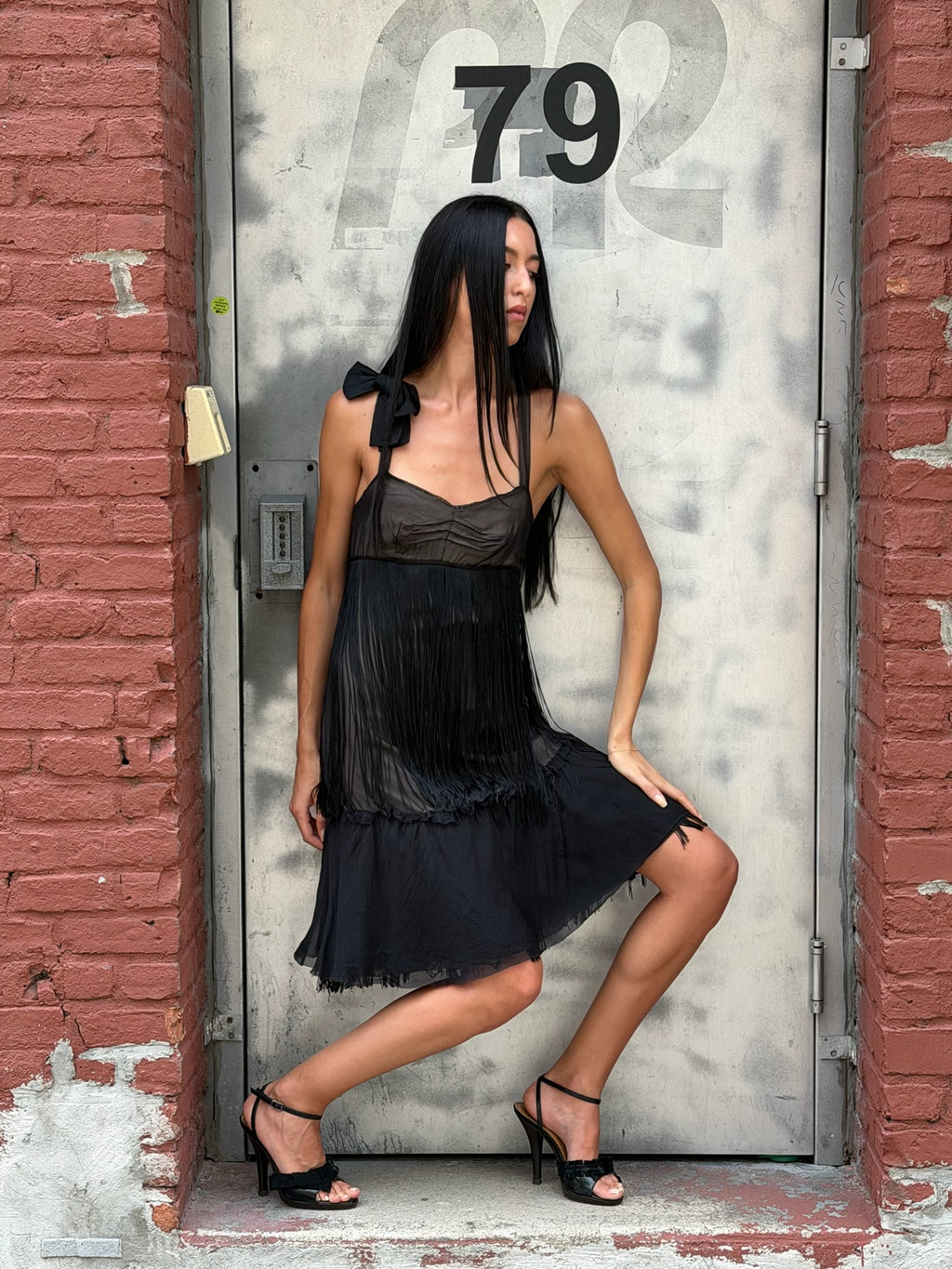 D&G Silk Fringe Dress