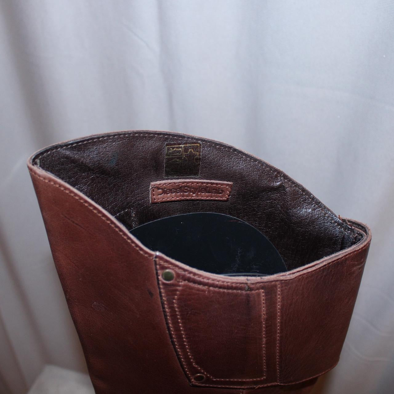 Diesel leather boots