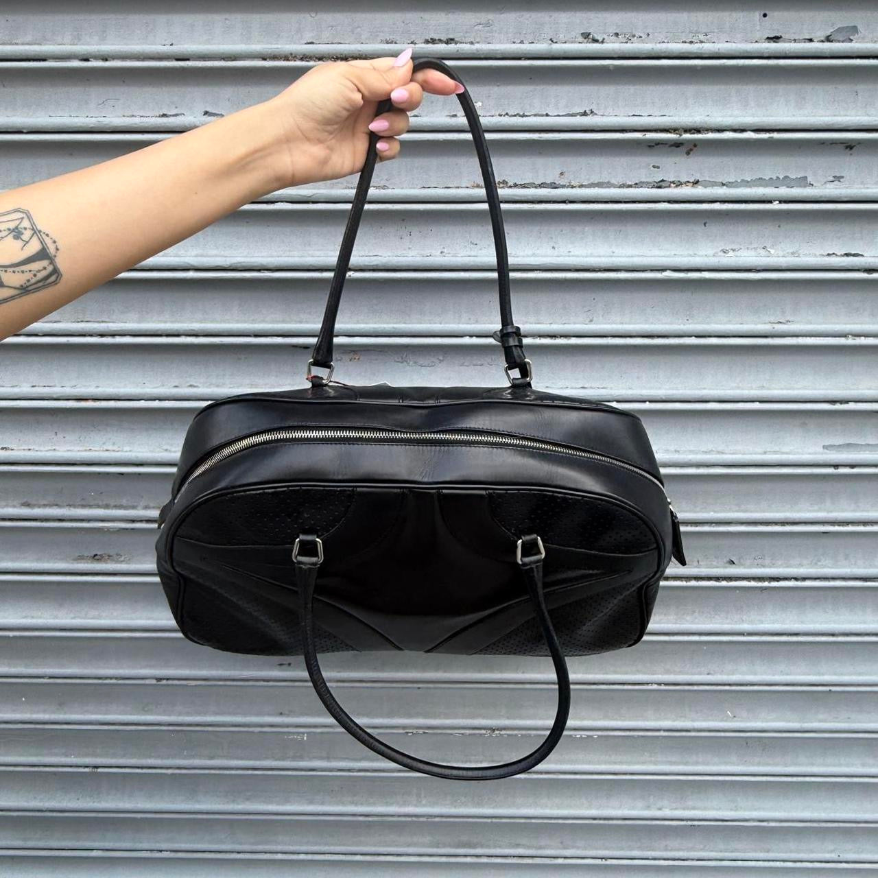 Prada Leather Bowling Bag
