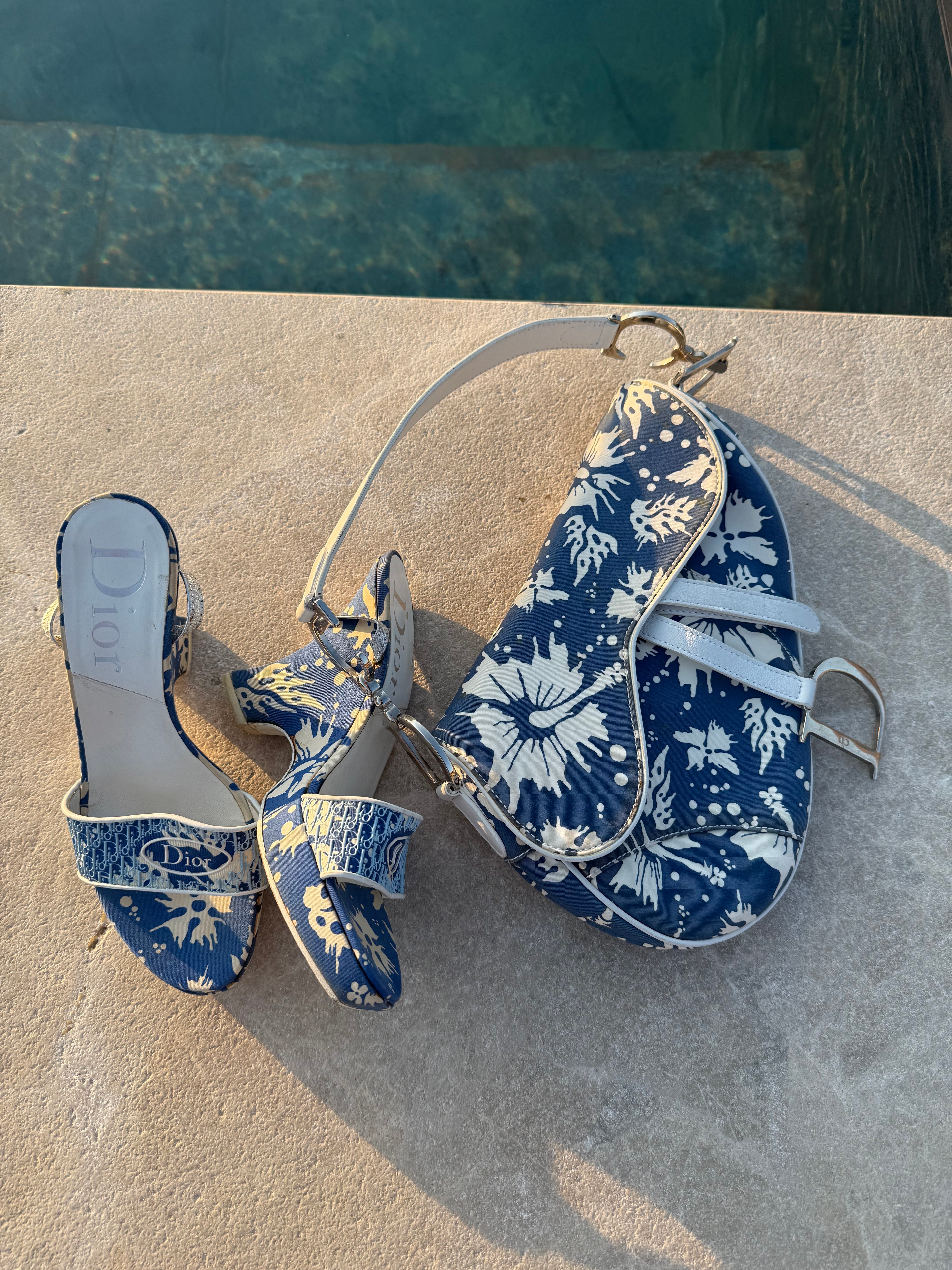 Rare Dior S/S 2004 Surf Chick Saddle Bag