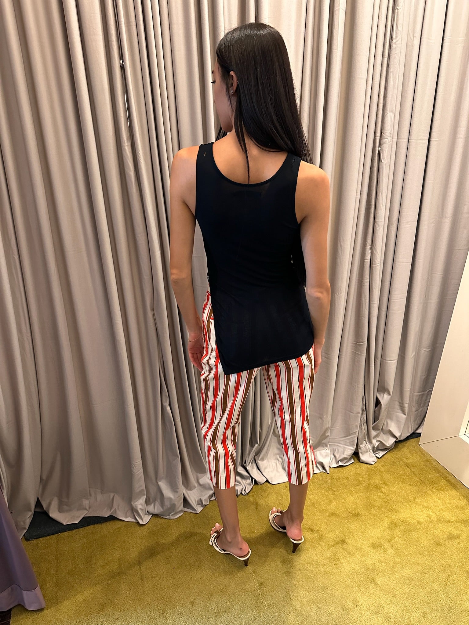 Black Prada Tank Top