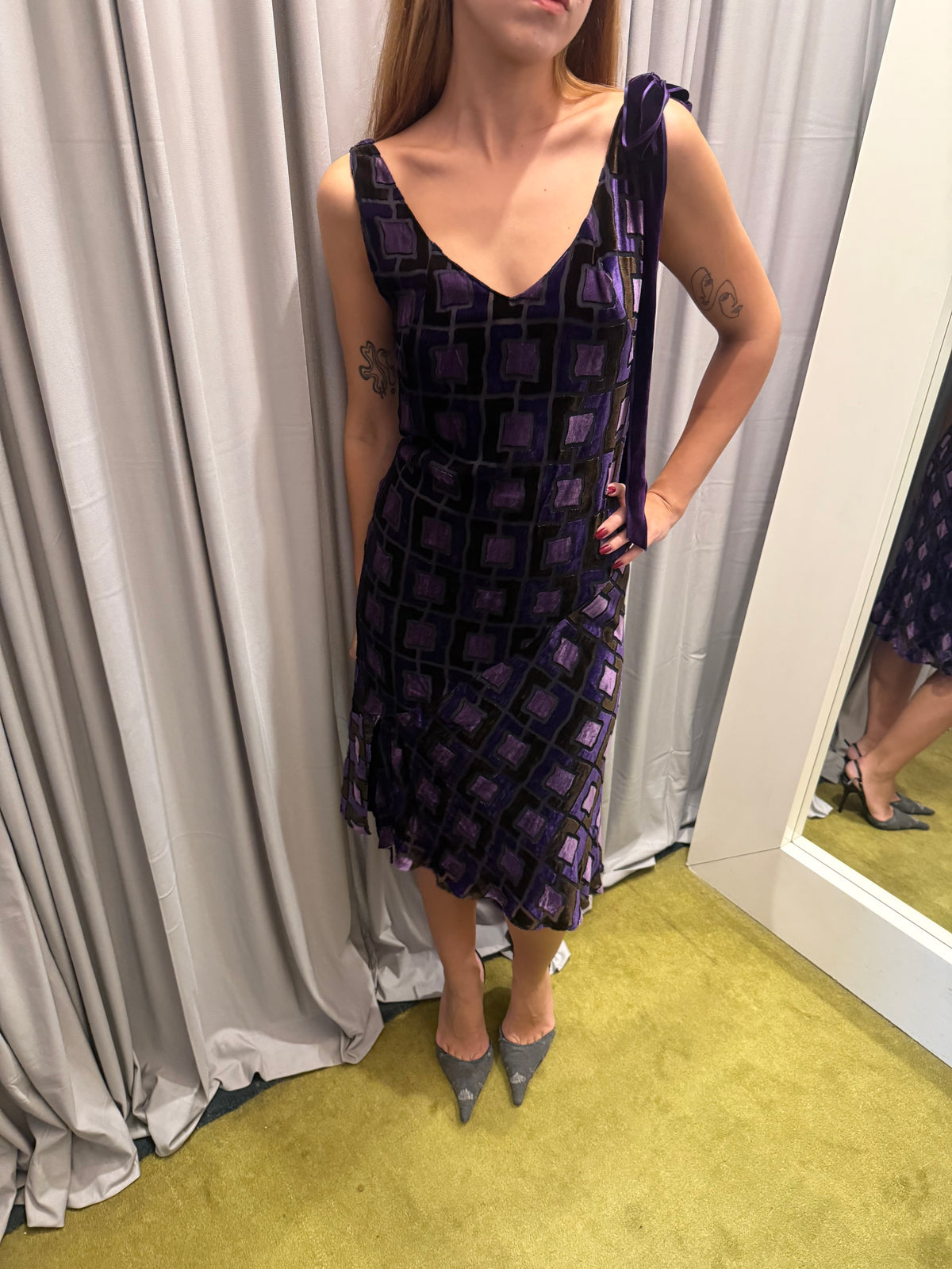 Blumarine Velvet Dress
