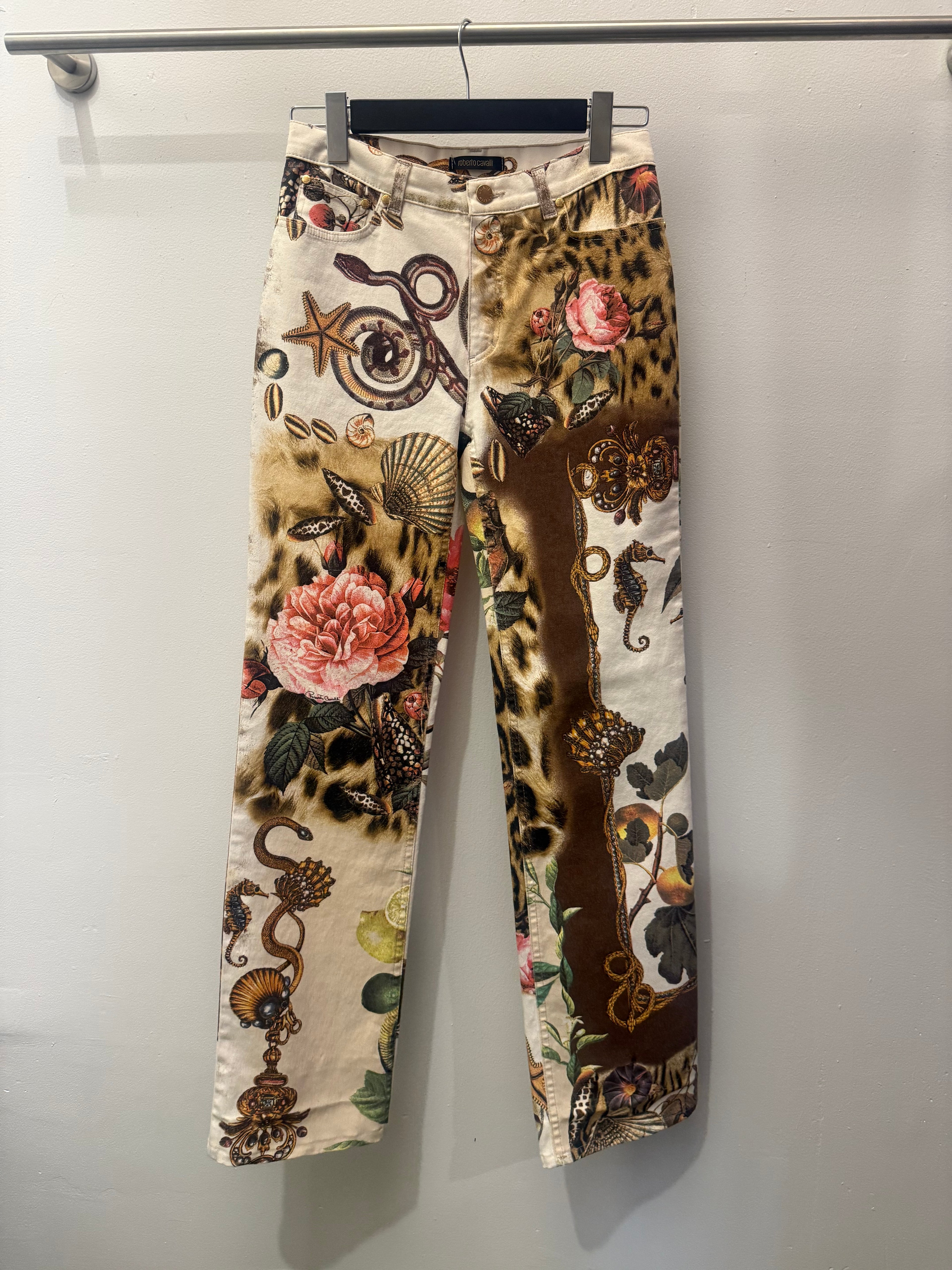 Roberto Cavalli Printed Pants