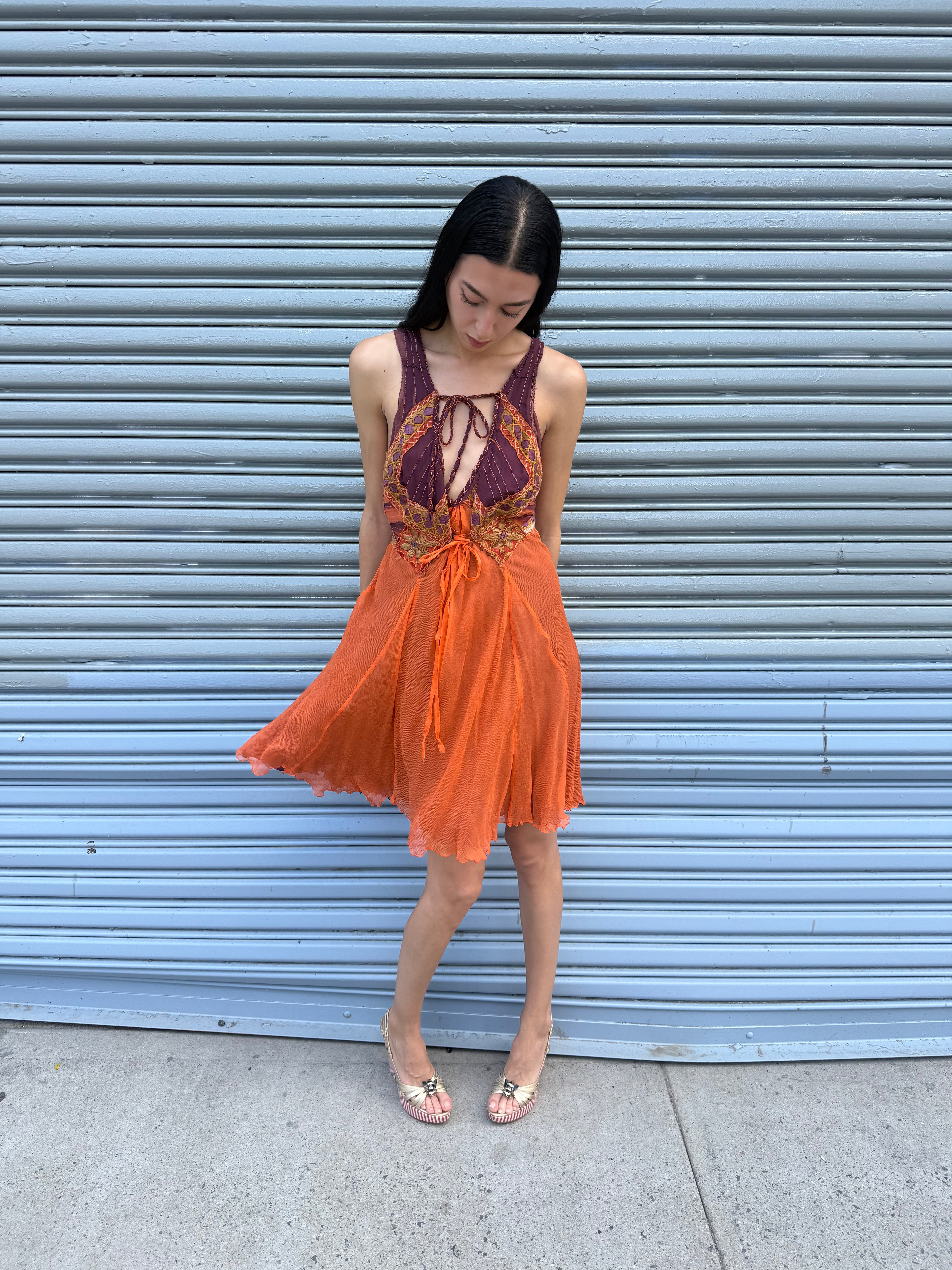 Alberta Ferretti Silk Dress
