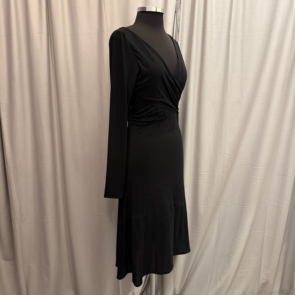 Class Cavalli Black Dress With Lace Detail