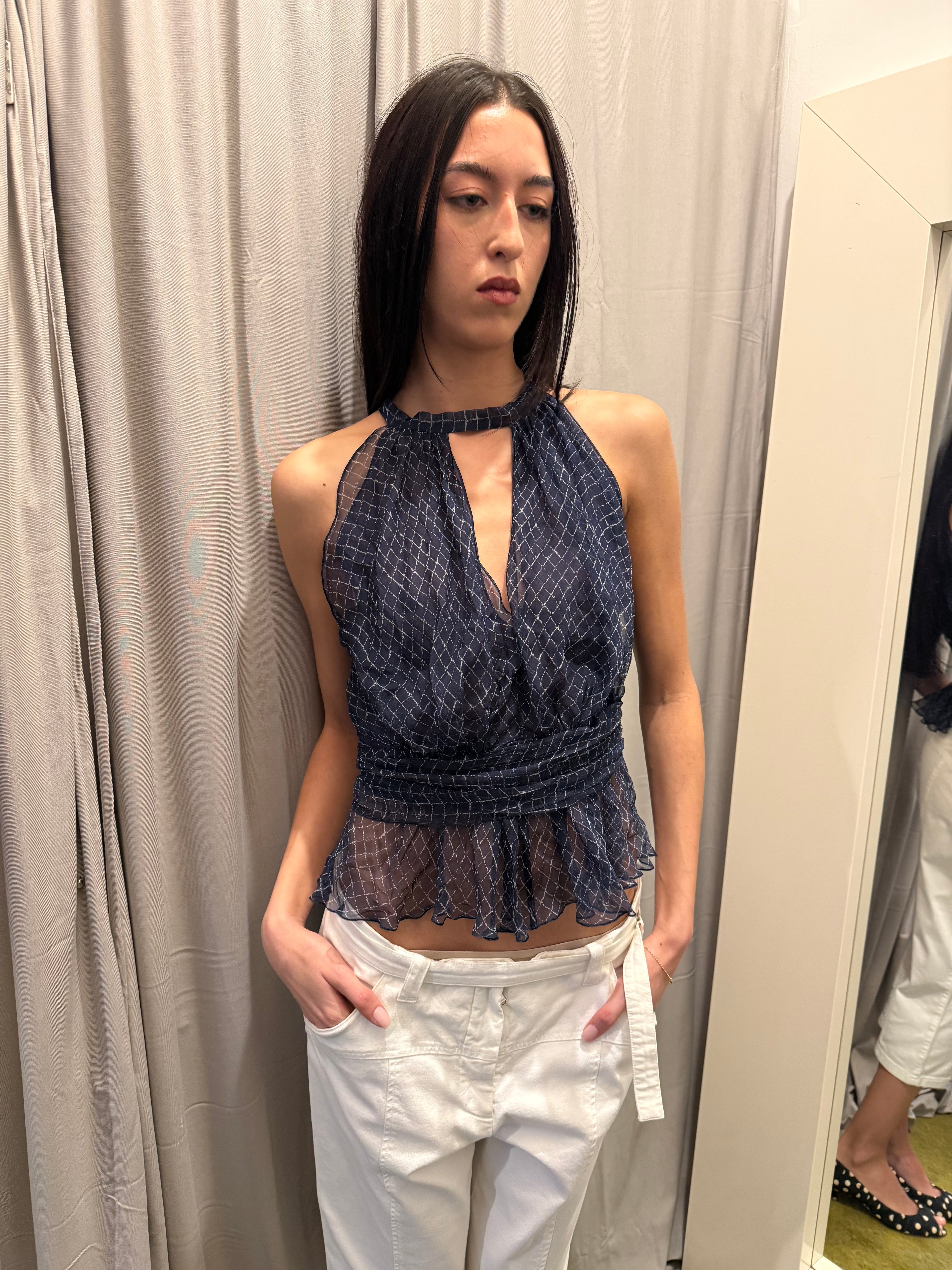 Alberta Ferretti Silk Blouse