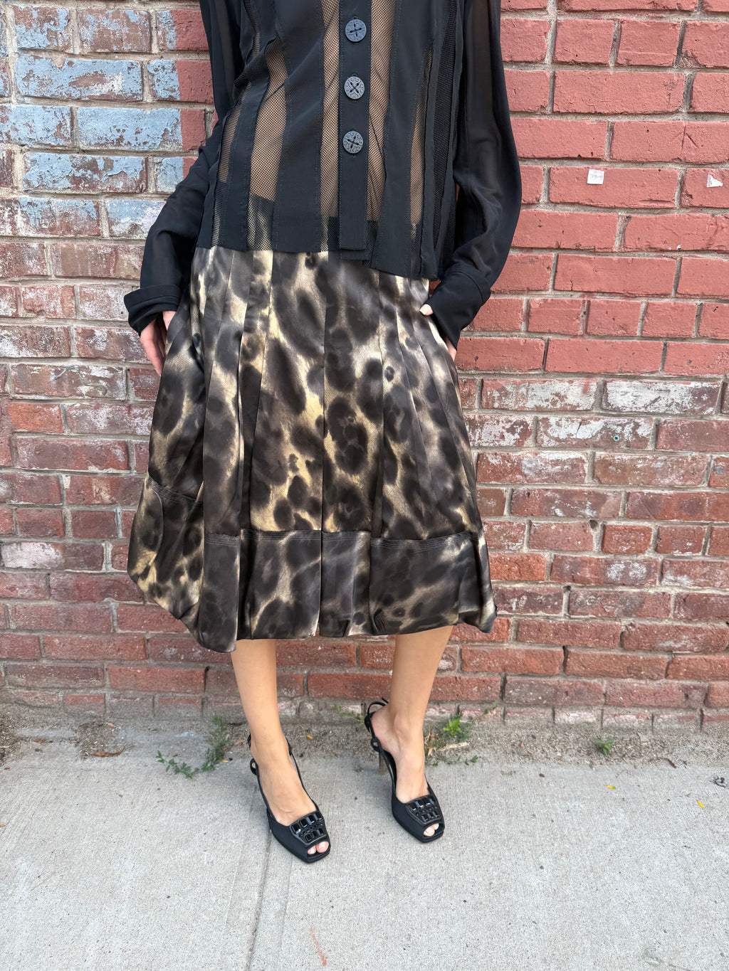 Prada Silk Skirt