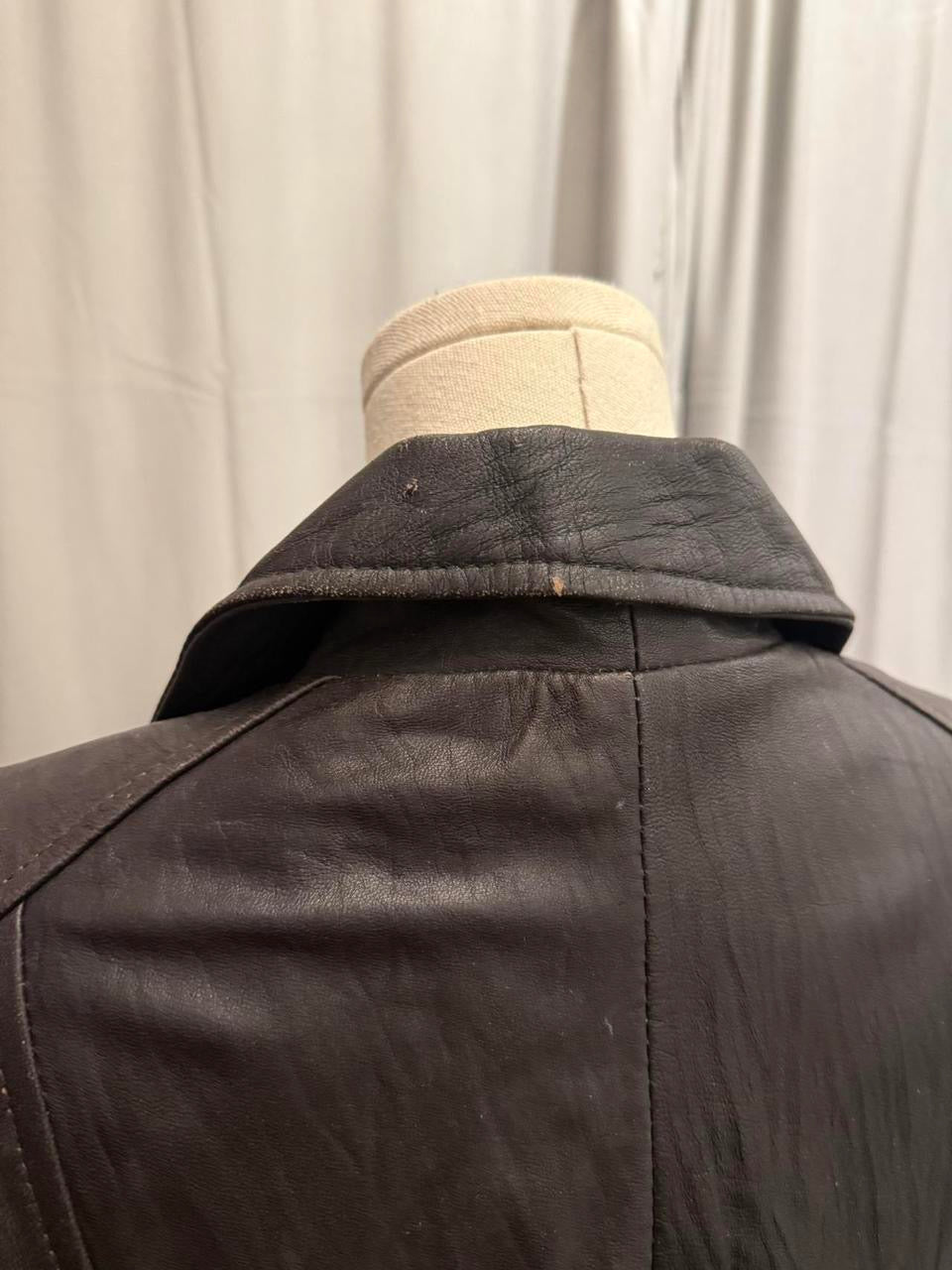 Vintage Leather Napoleonic Jacket