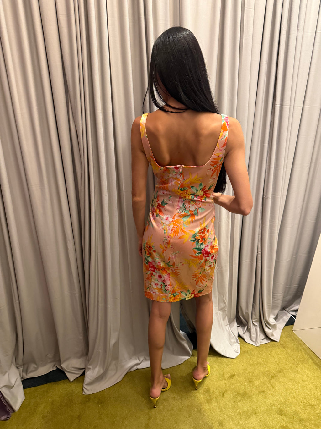 Dolce & Gabbana 2005 Bodycon Floral Dress