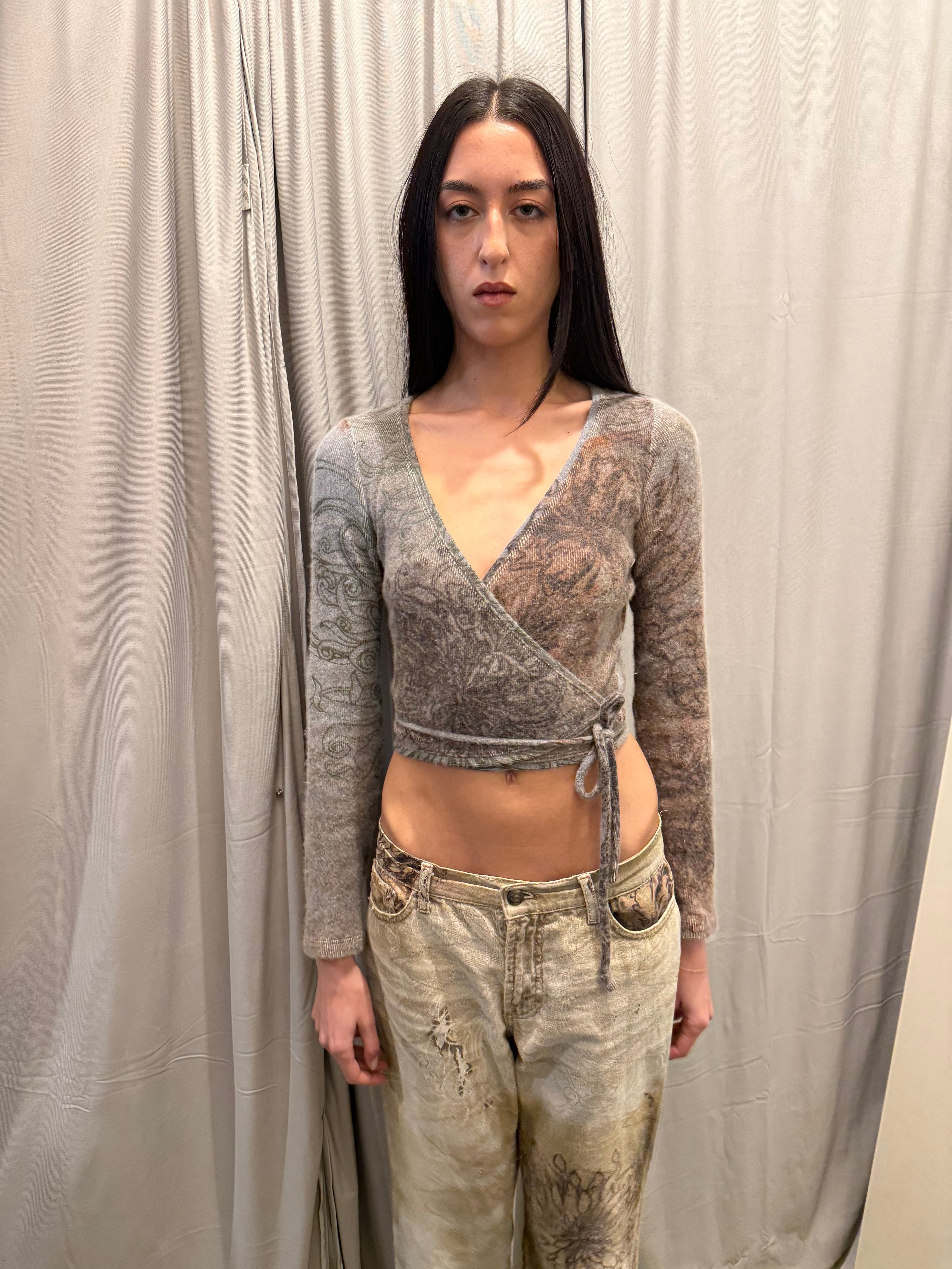 Roberto Cavalli Angora Top