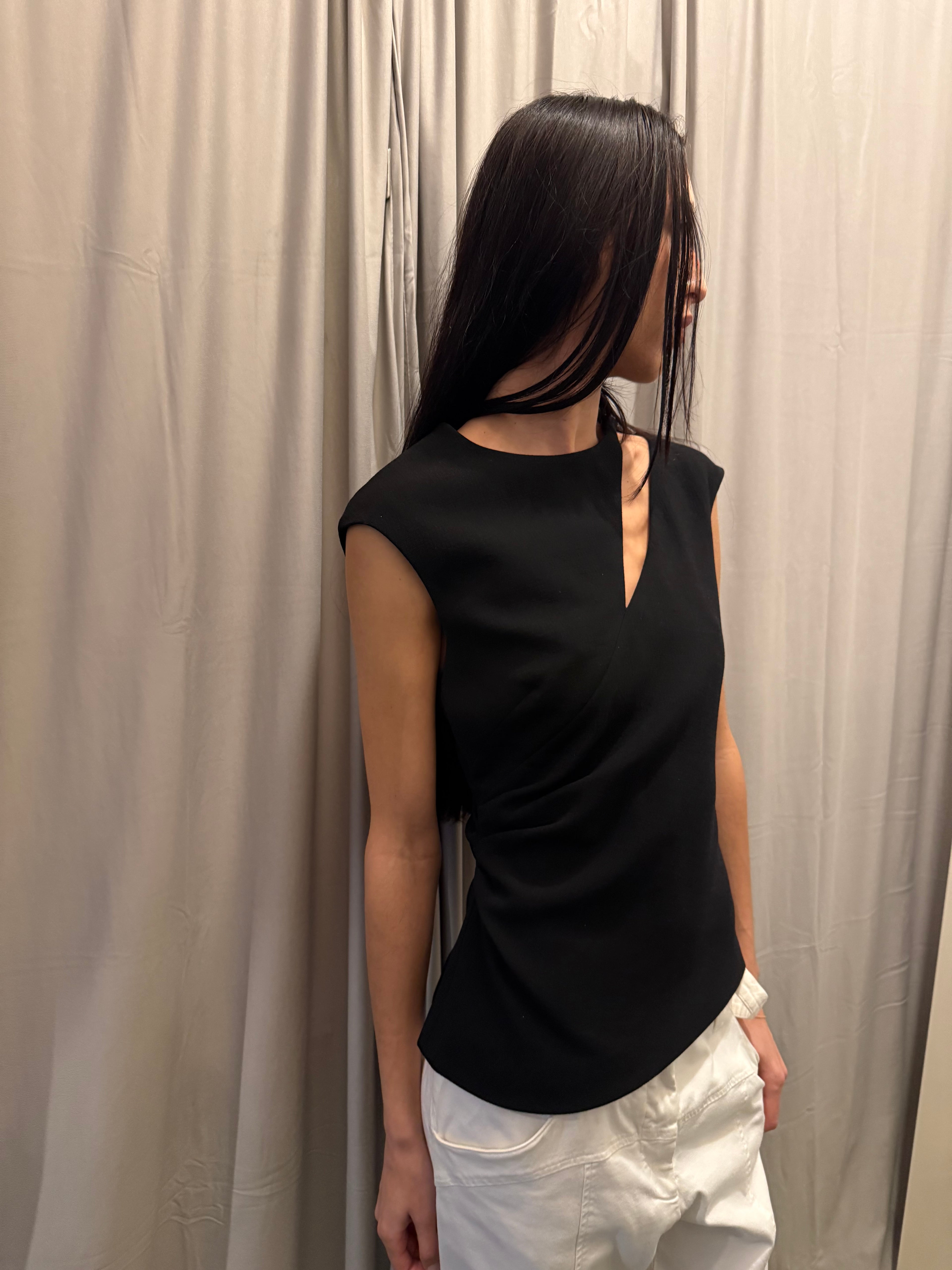 Emilio Pucci Black Wool Top