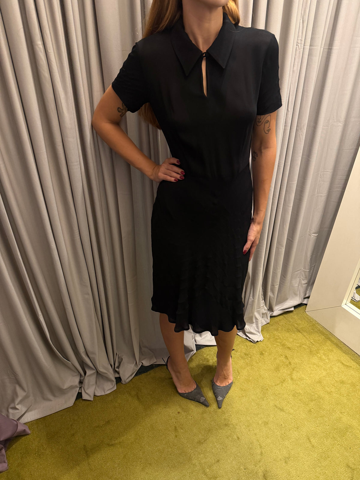 Moschino Couture Black Dress