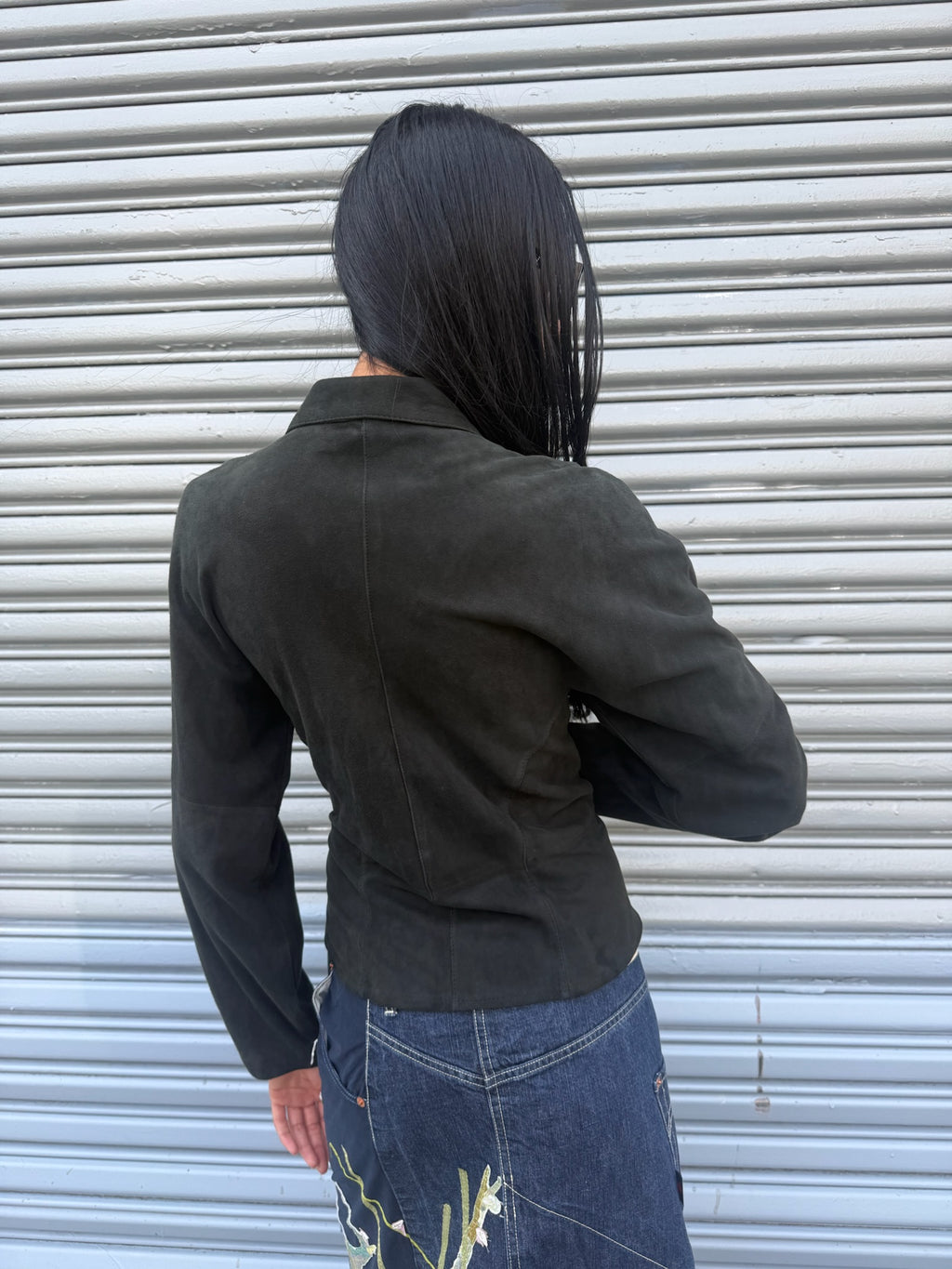 Derishow Leather Suede Jacket