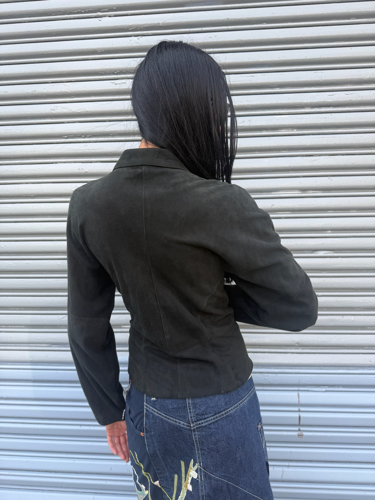 Derishow Leather Suede Jacket