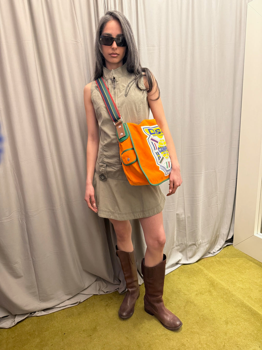 Dolce & Gabbana Canvas Crossbody Bag