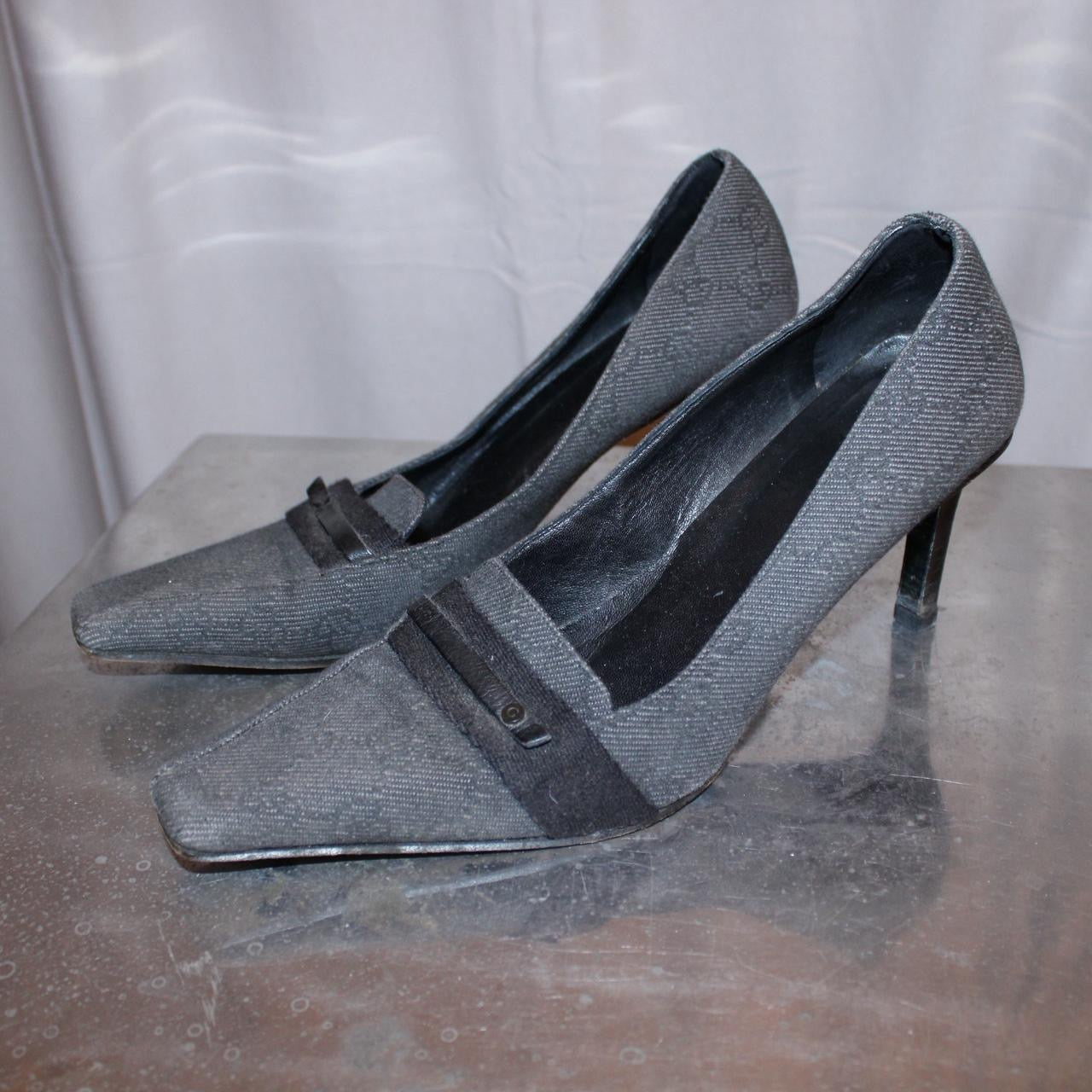 Gucci monogram heels