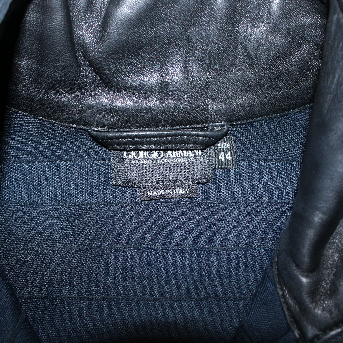 Armani leather vest