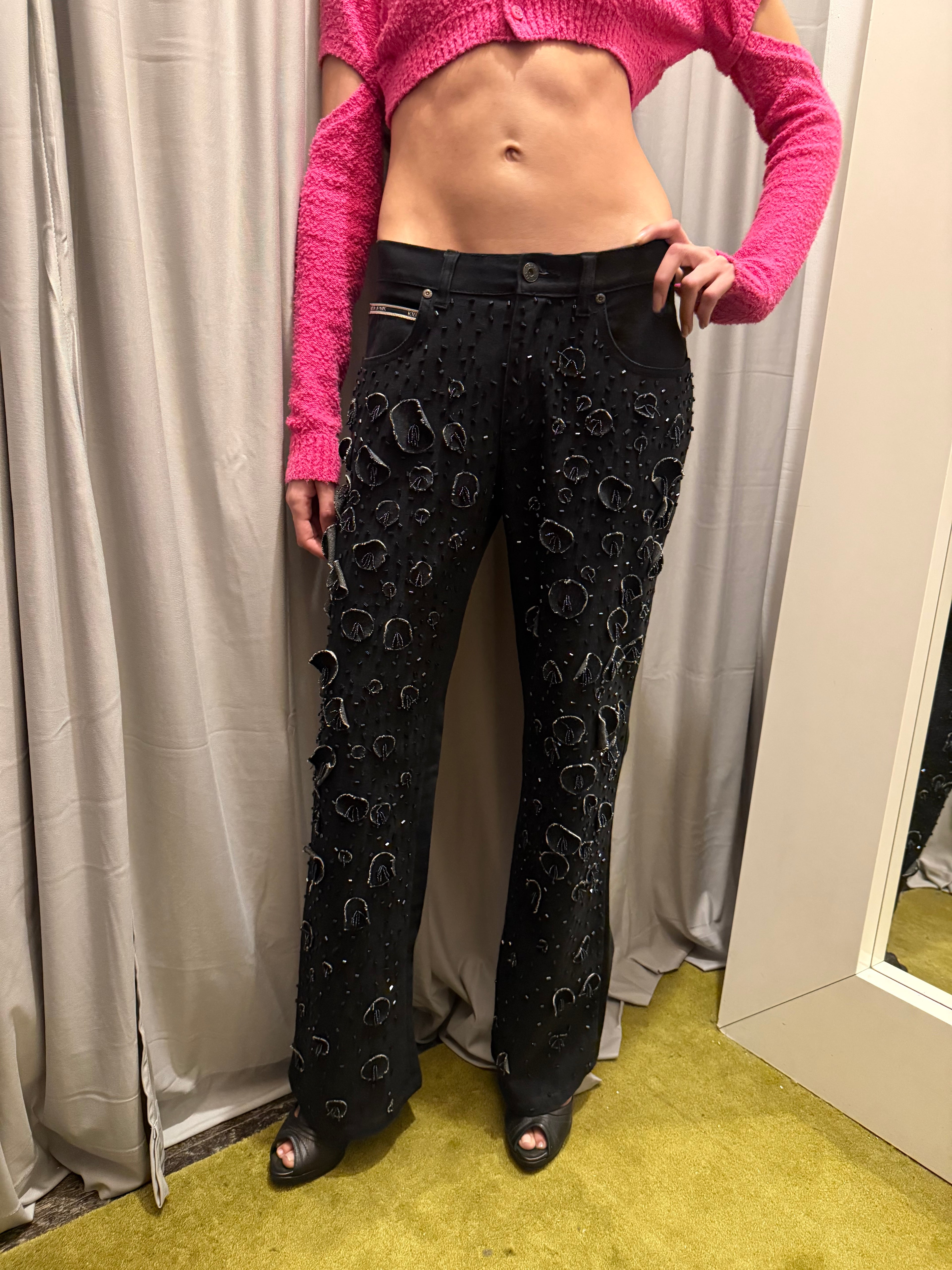 Krizia Jeans Embellished Pants
