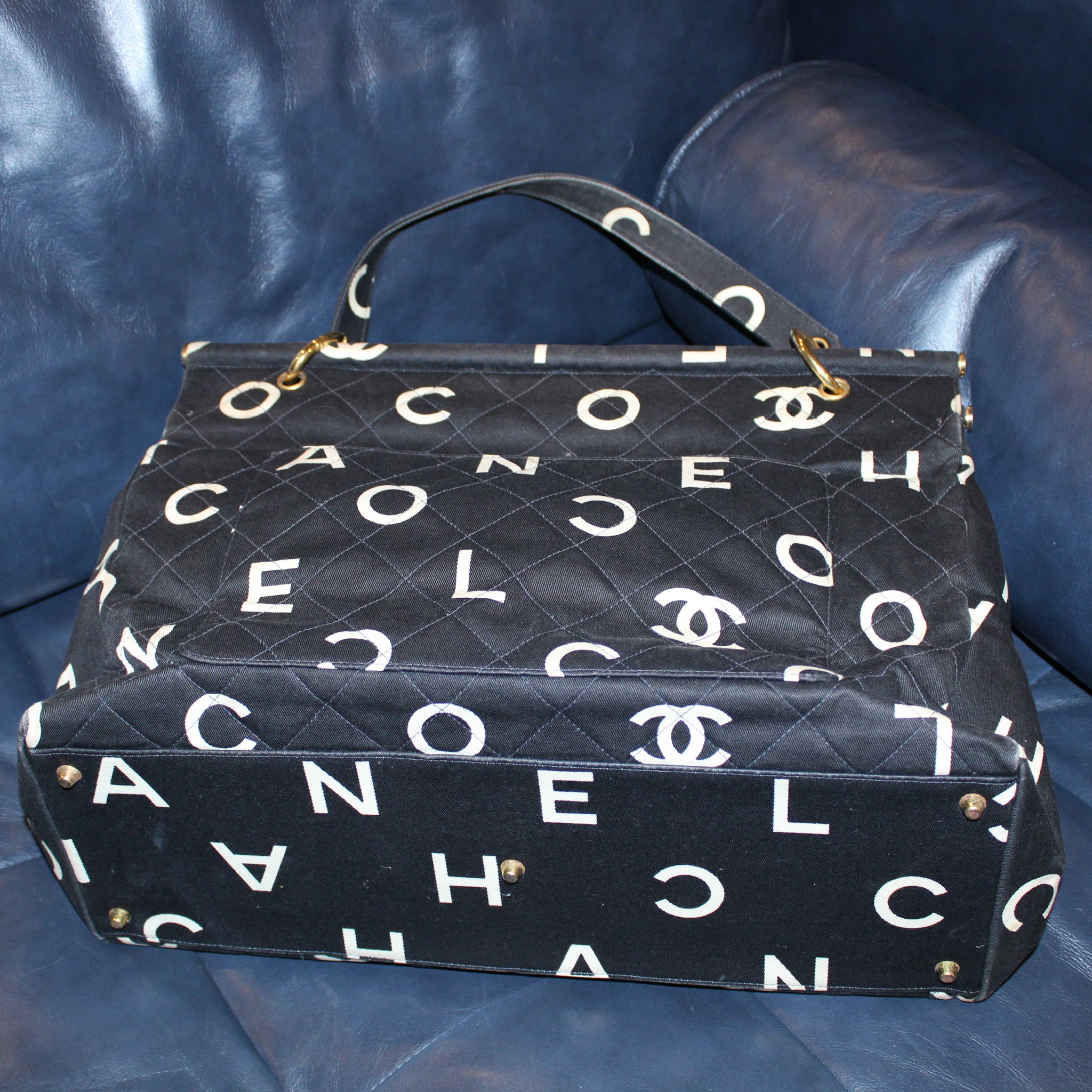 Vintage Chanel Logo Letter Bag