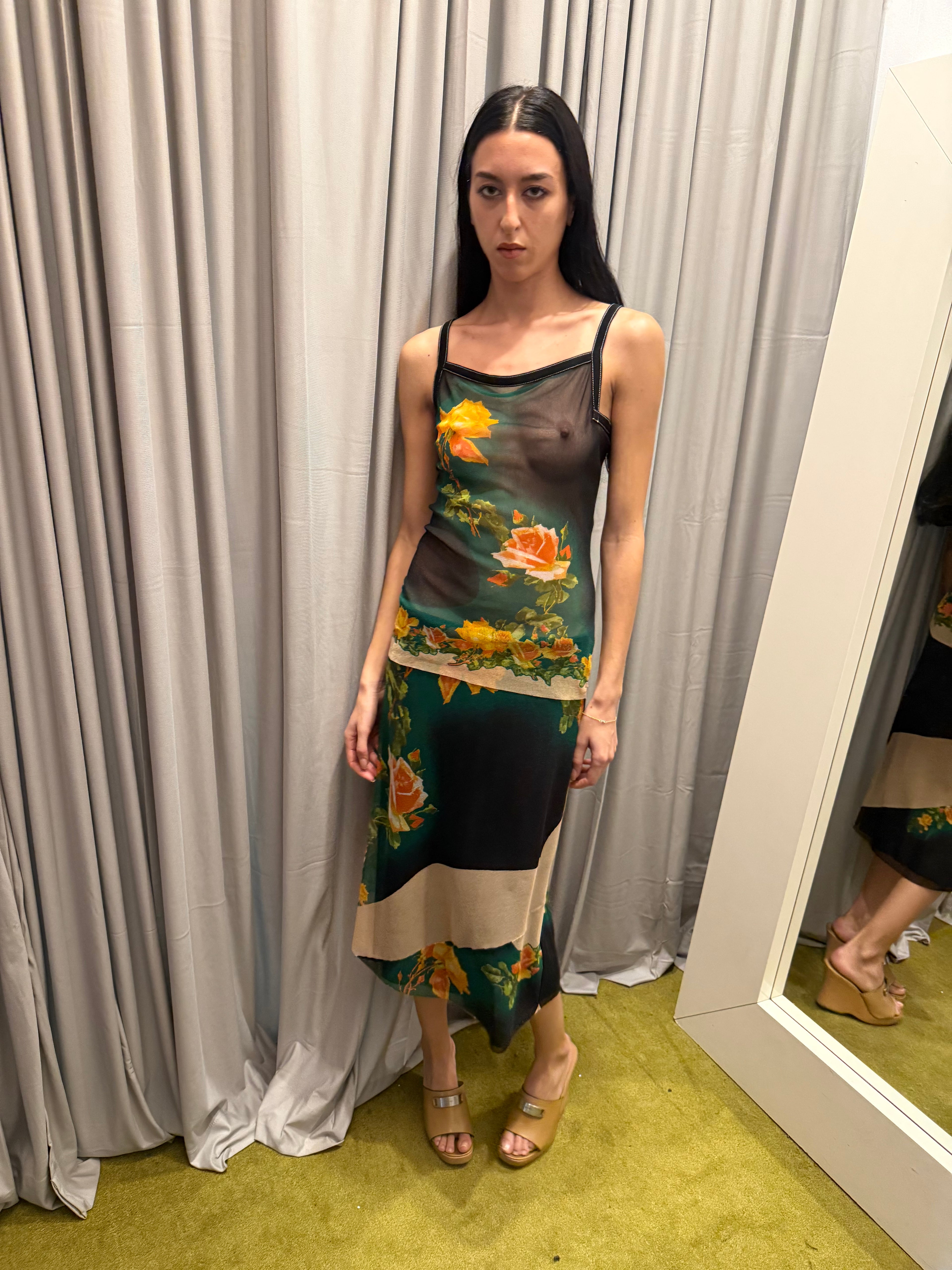 Jean Paul Gaultier Mesh Two Piece Set