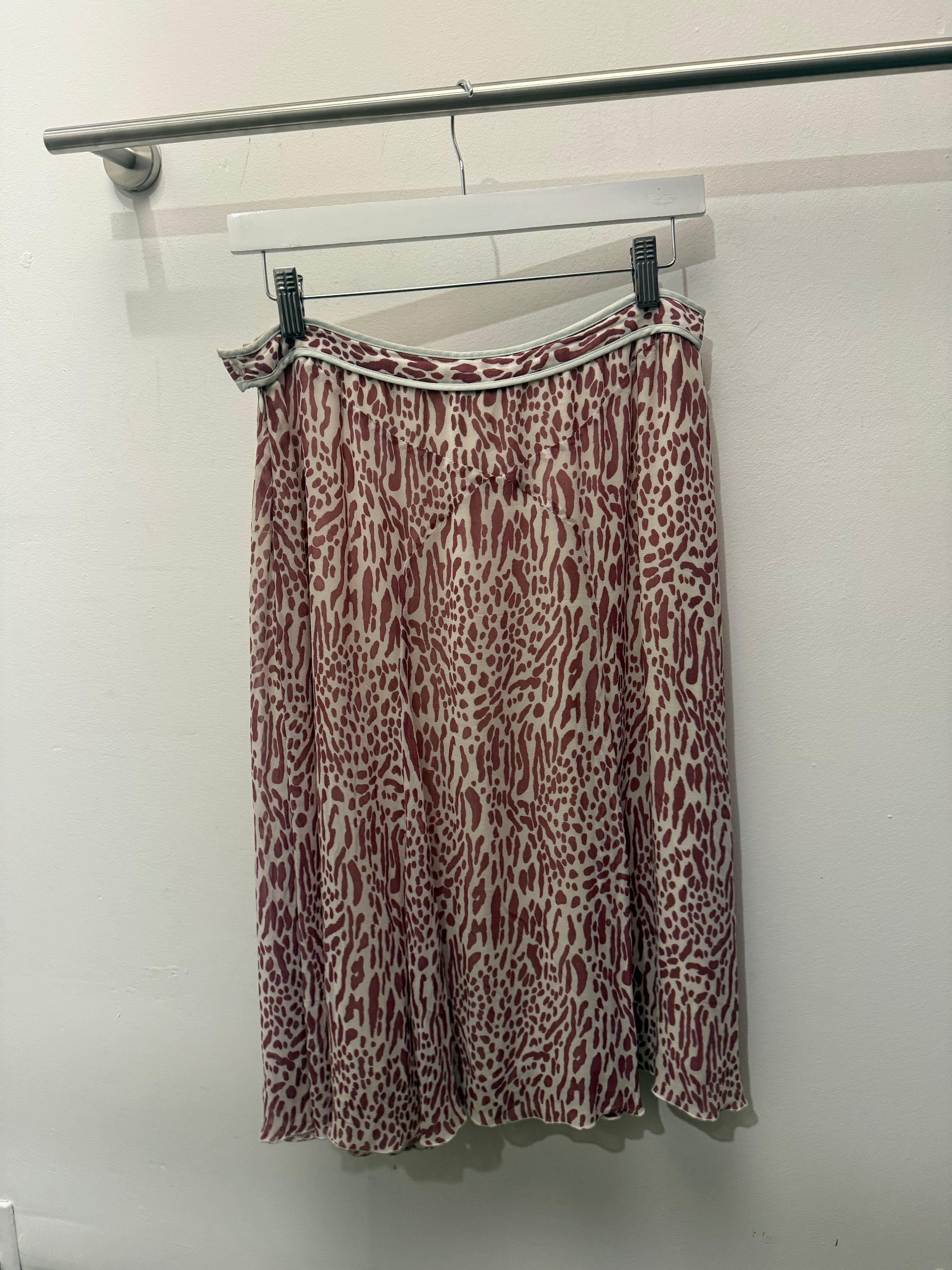 Blumarine Silk Skirt