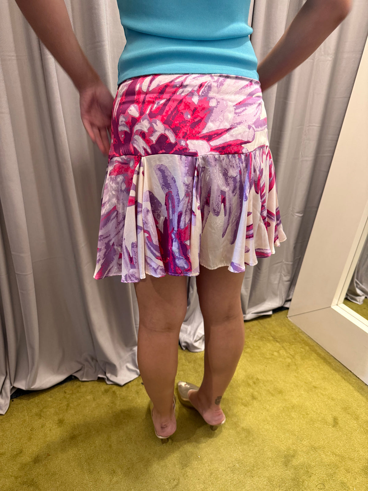 Just Cavalli Silk Skirt