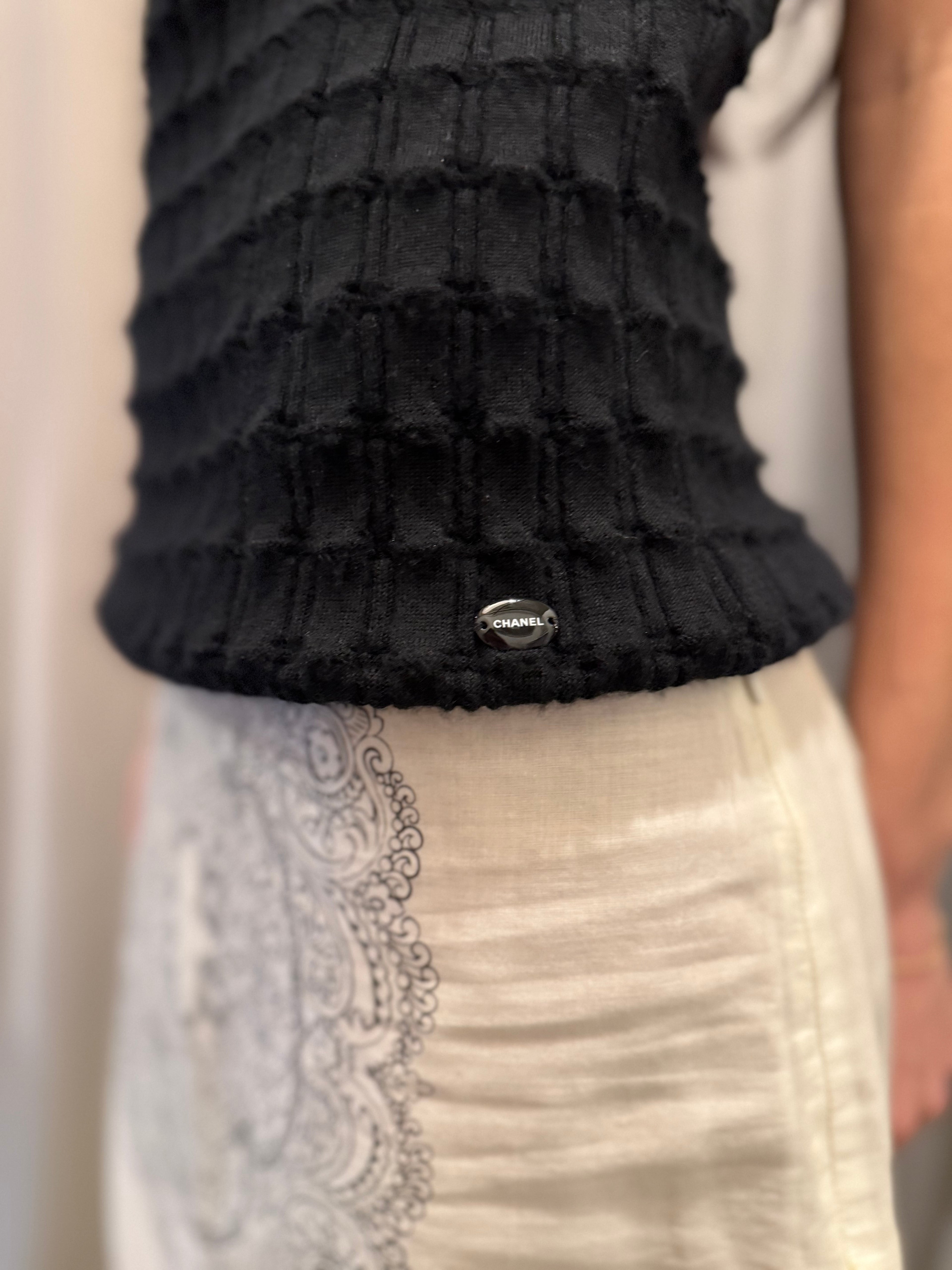 Chanel Knit Cashmere Top