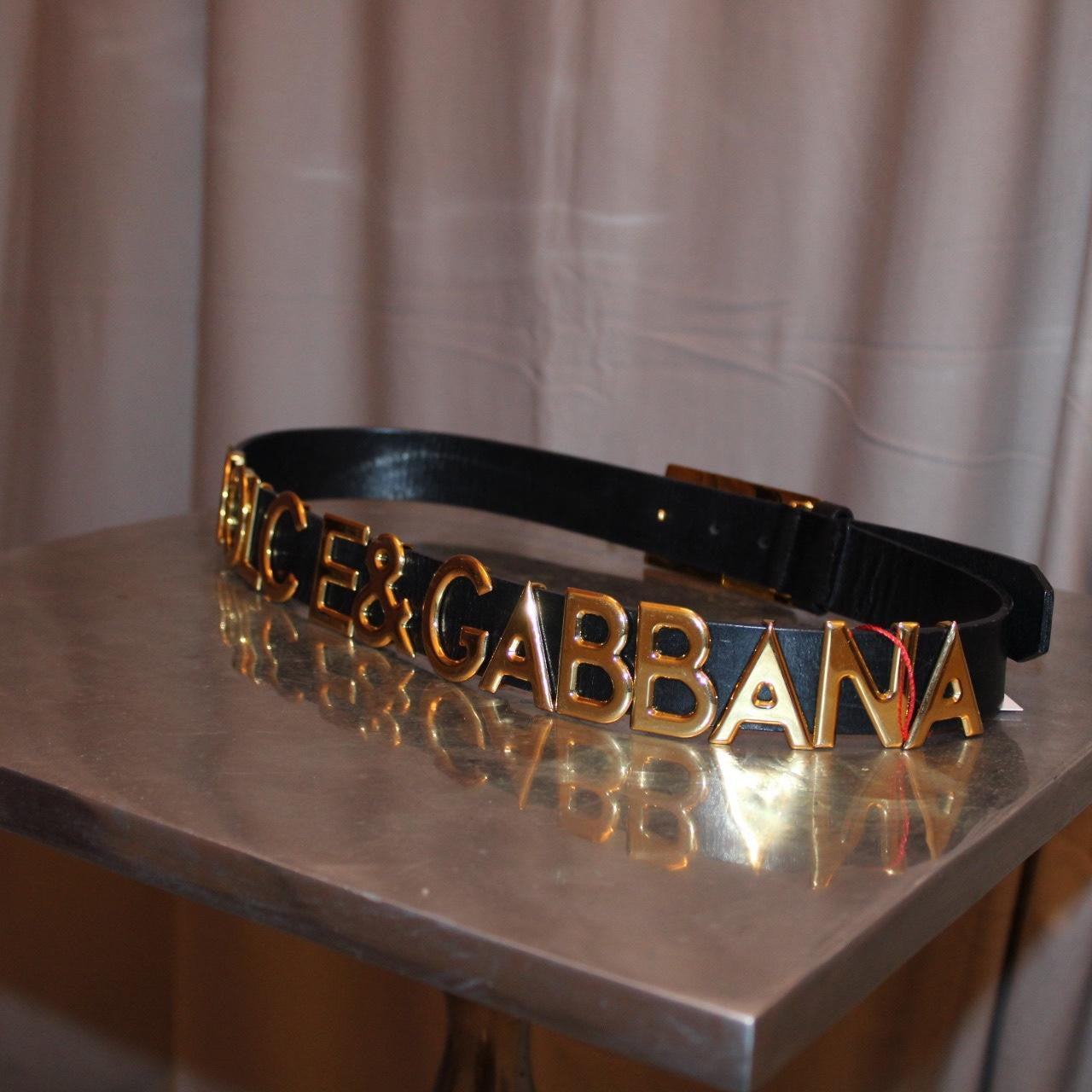 Dolce & Gabbana S/S 2002 Leather Belt