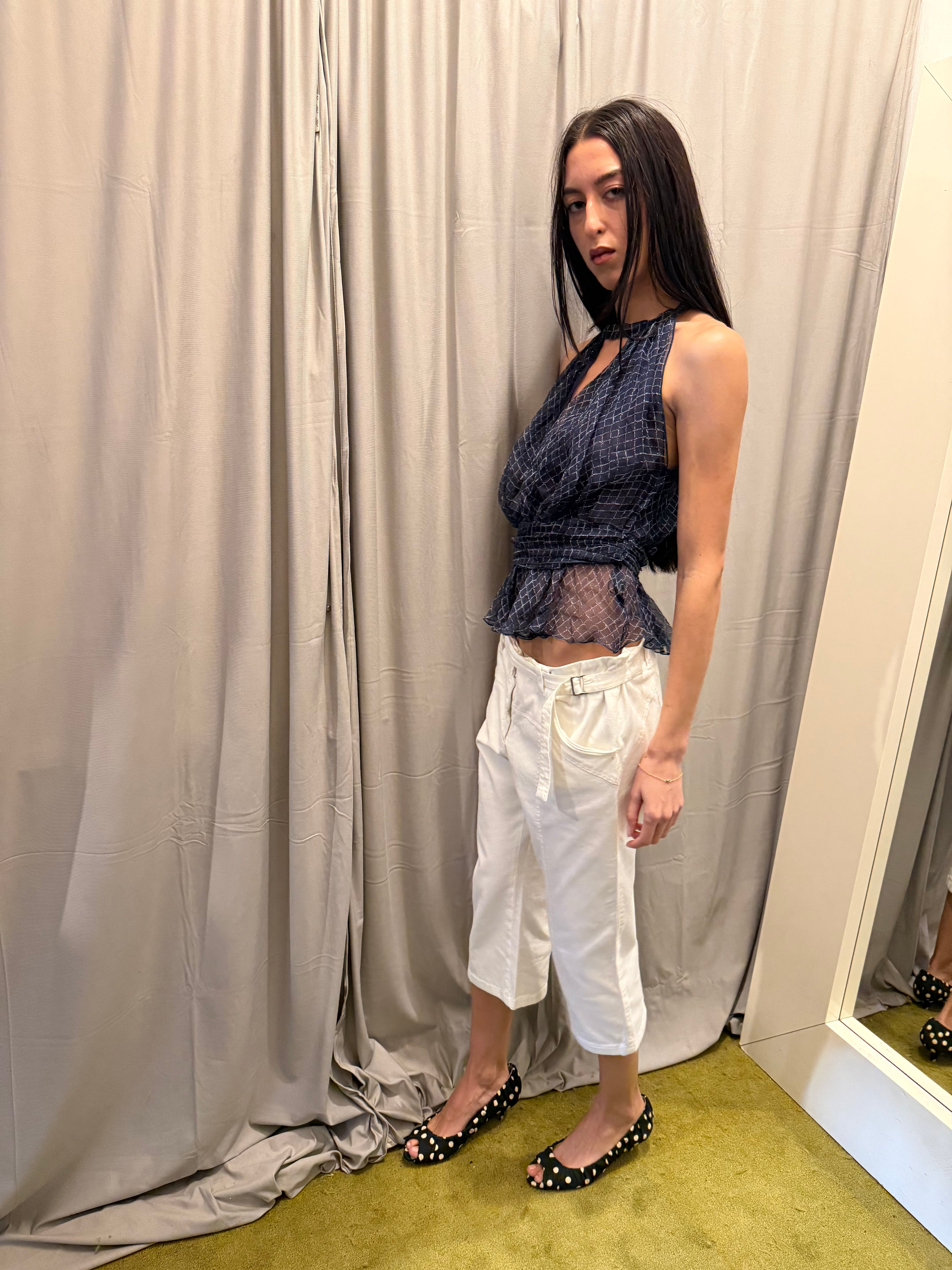 Alberta Ferretti Silk Blouse