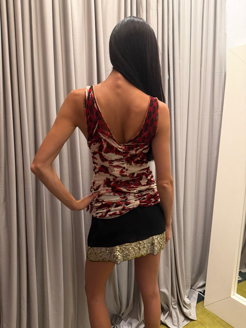 Vintage Jean Paul Gaultier Printed Floral Top