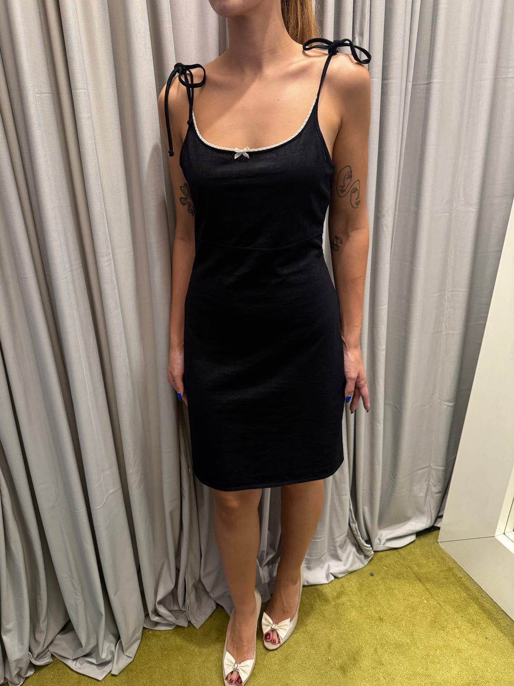 Blugirl Blumarine Black Mini Dress